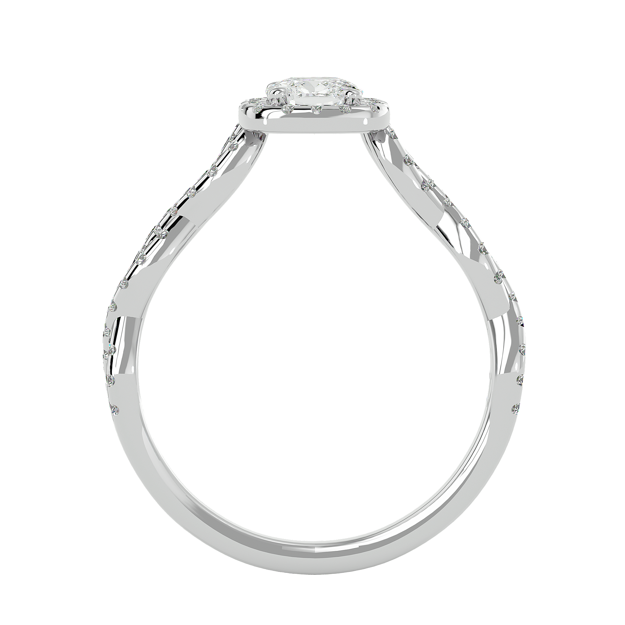 HOH Octavia Diamond Halo Ring