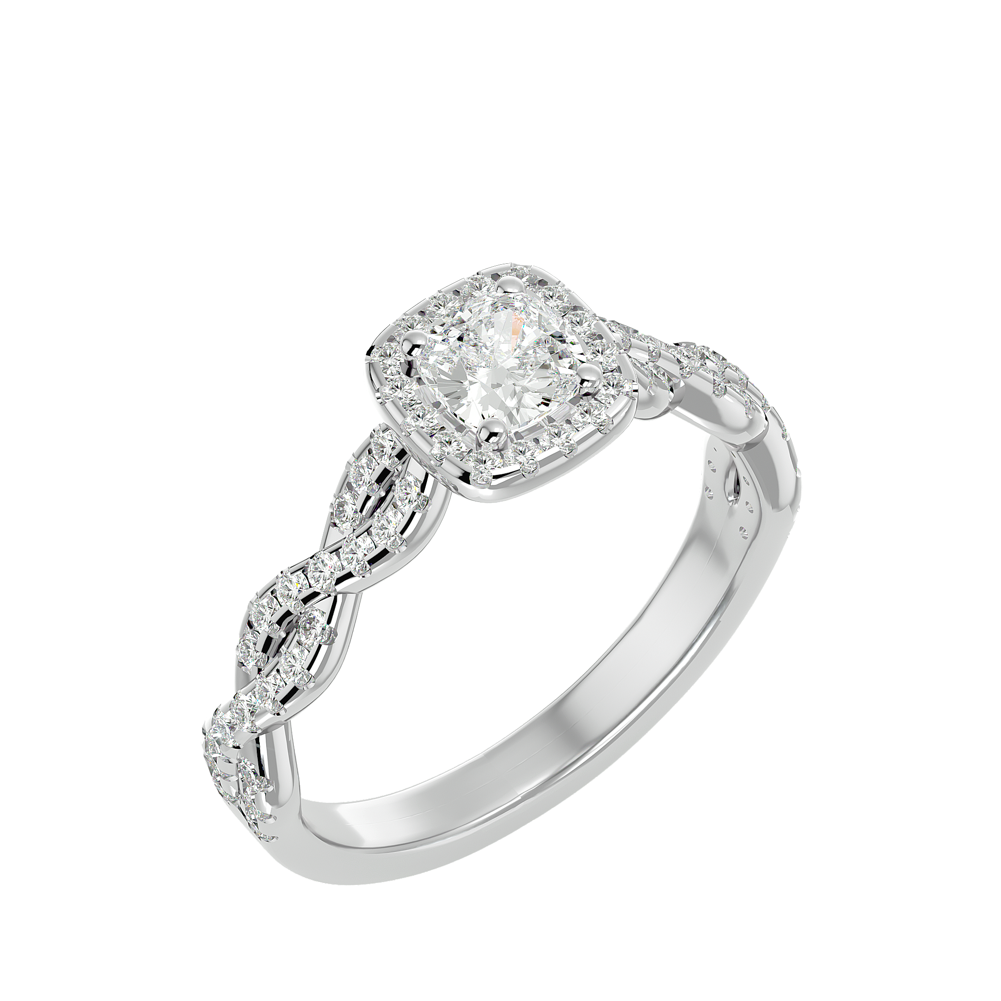 HOH Octavia Diamond Halo Ring