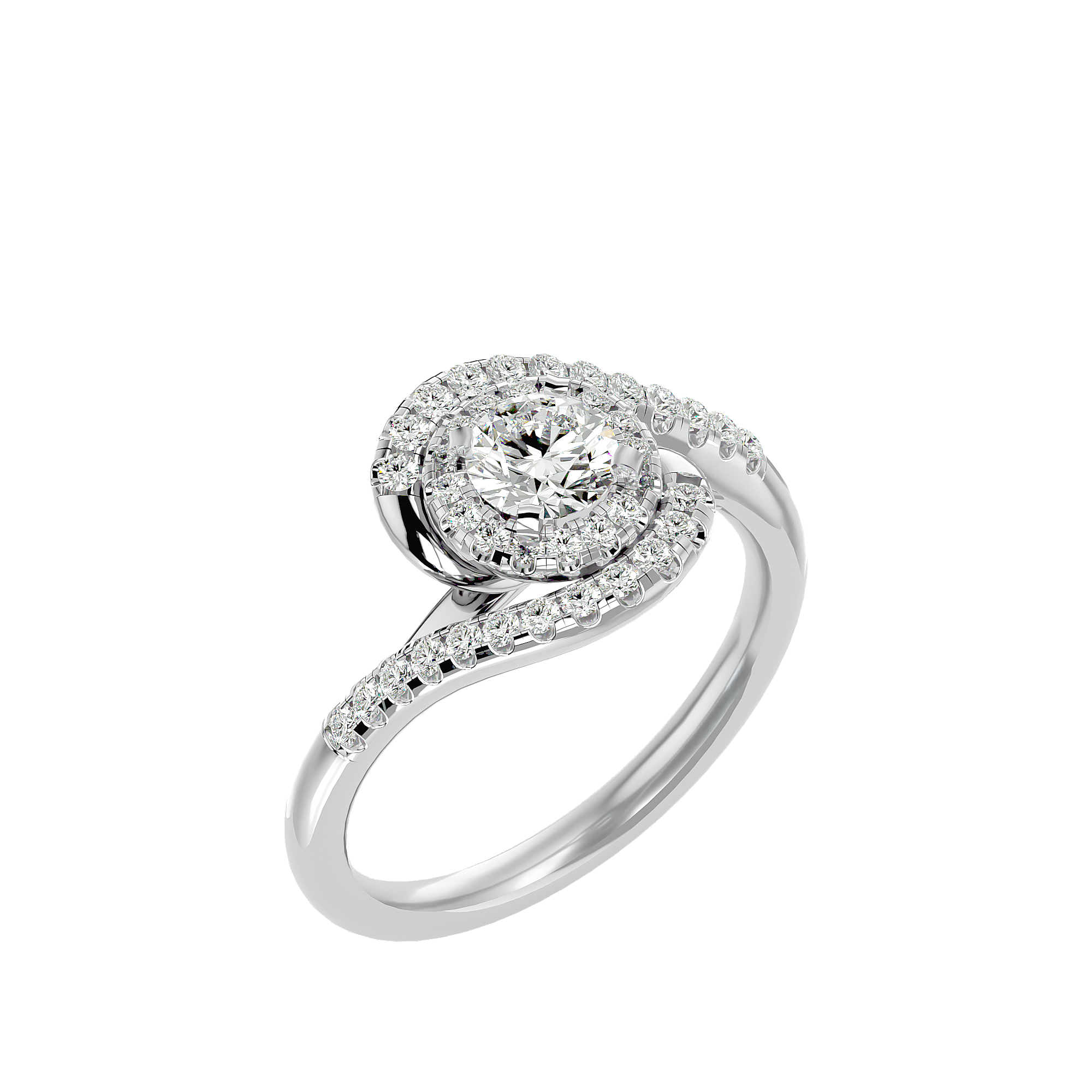 HOH Odette Diamond Halo Ring