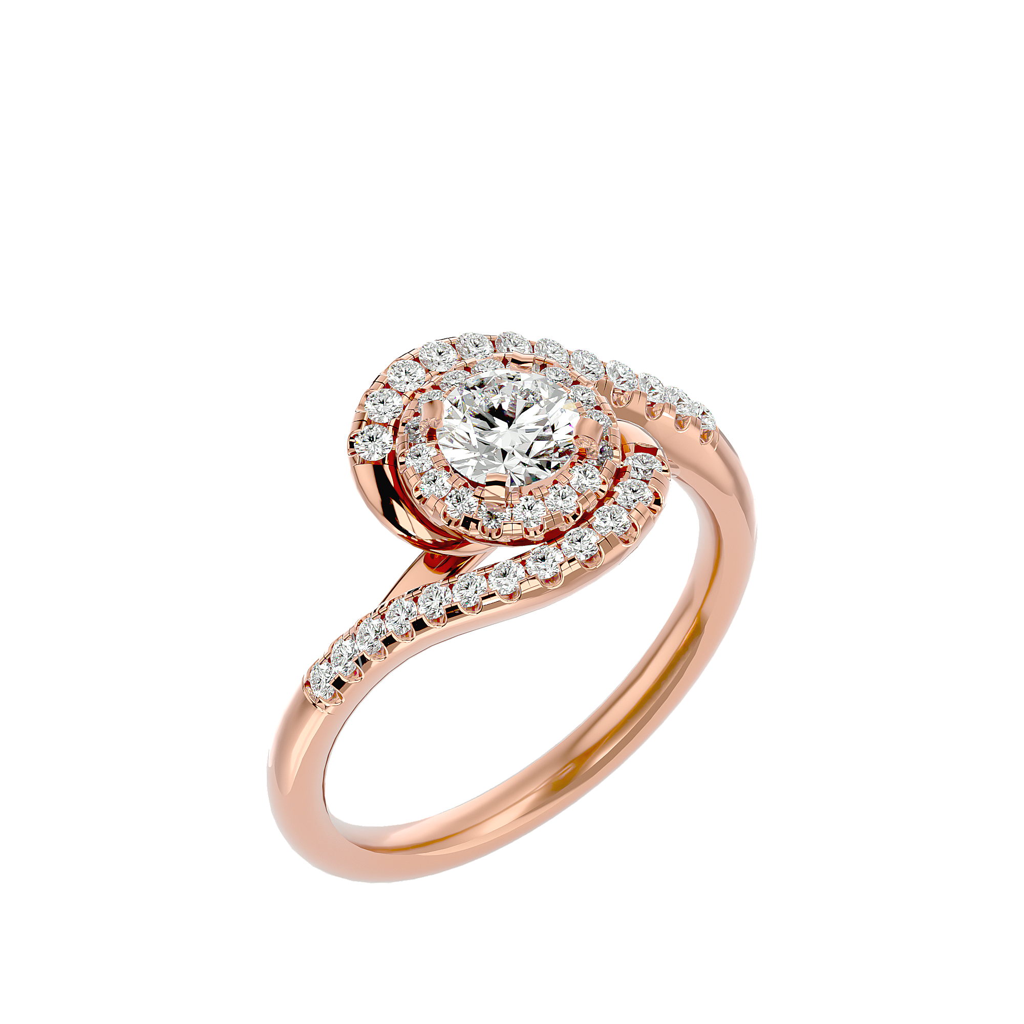 HOH Odette Diamond Halo Ring