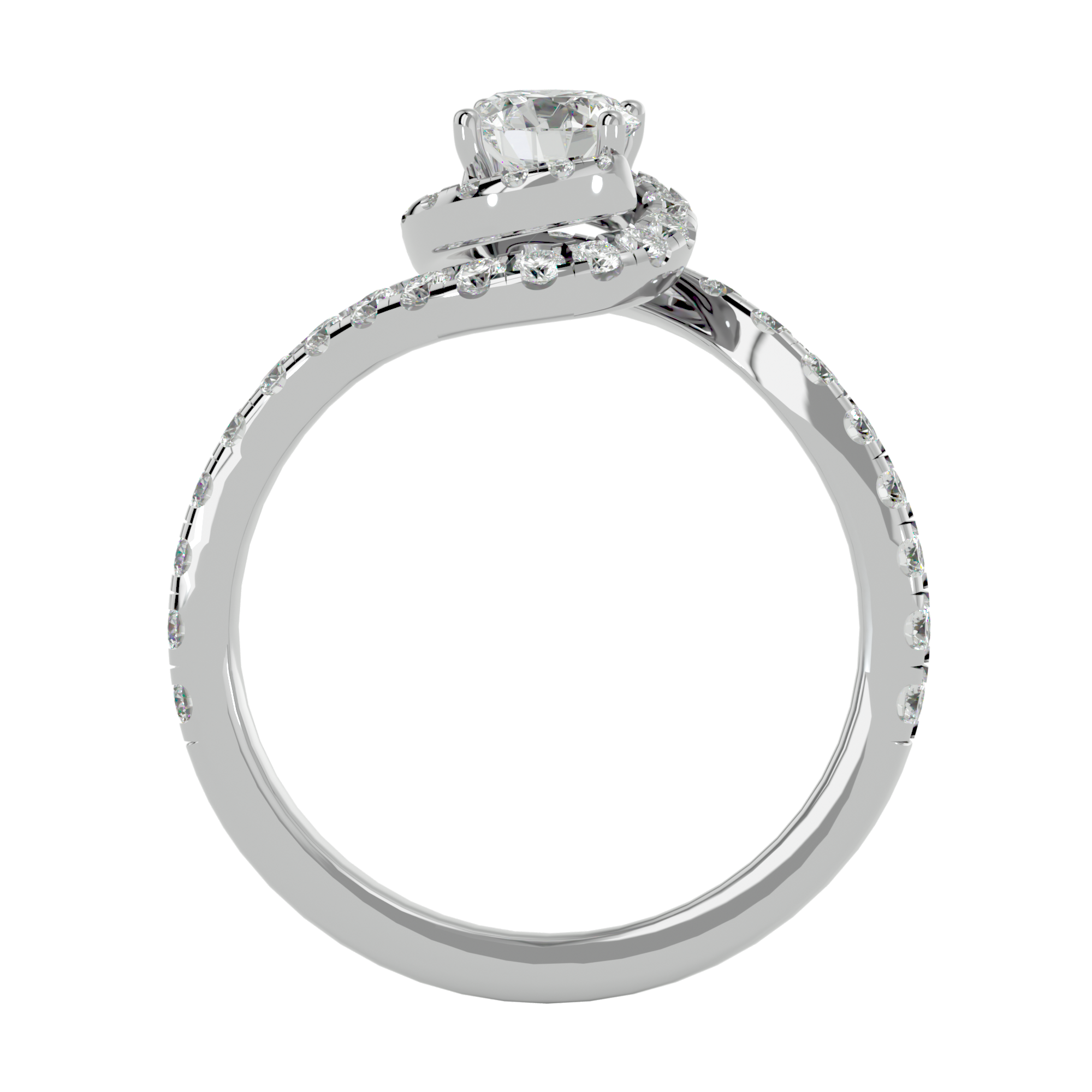 HOH Olivia Diamond Halo Ring
