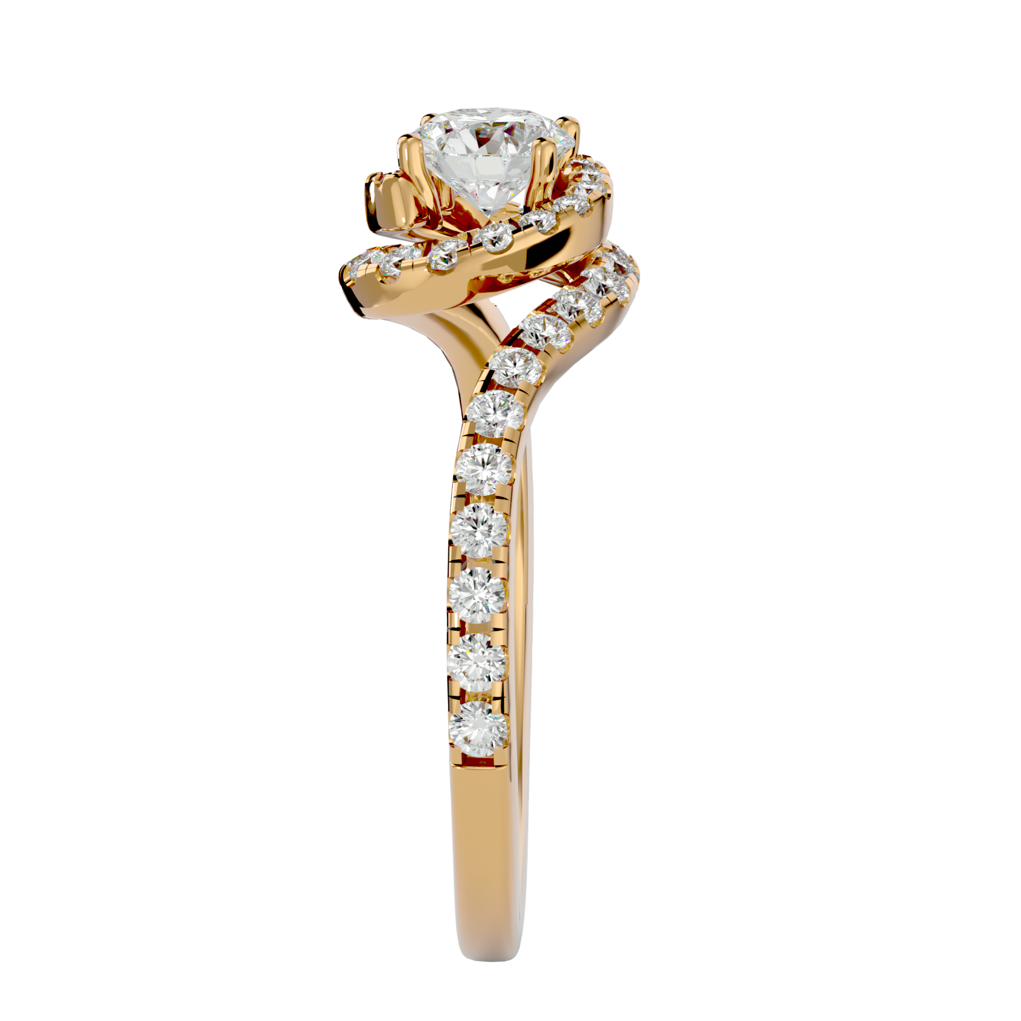 HOH Olivia Diamond Halo Ring
