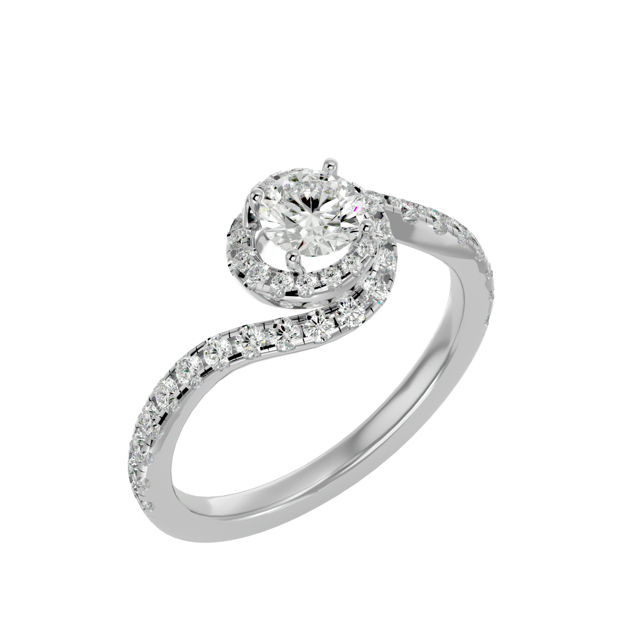 HOH Olivia Diamond Halo Ring