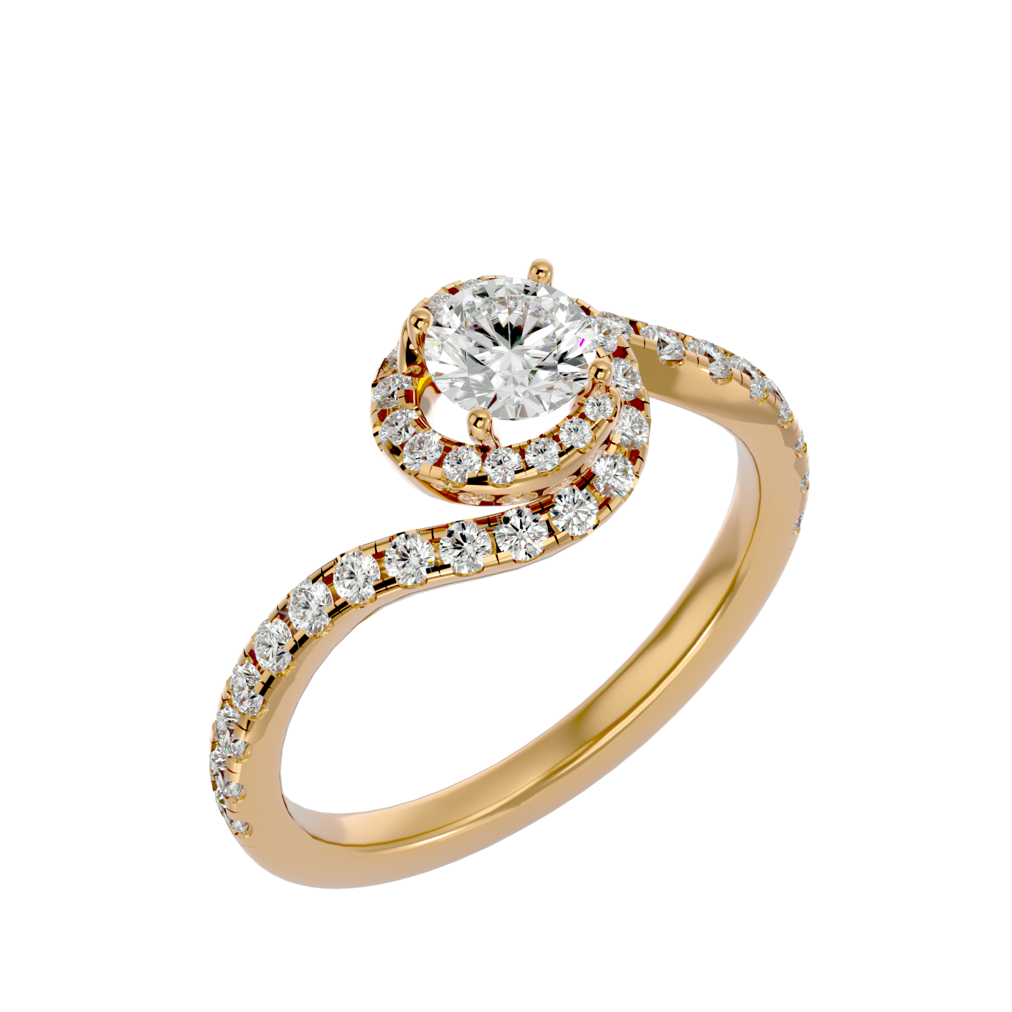 HOH Olivia Diamond Halo Ring