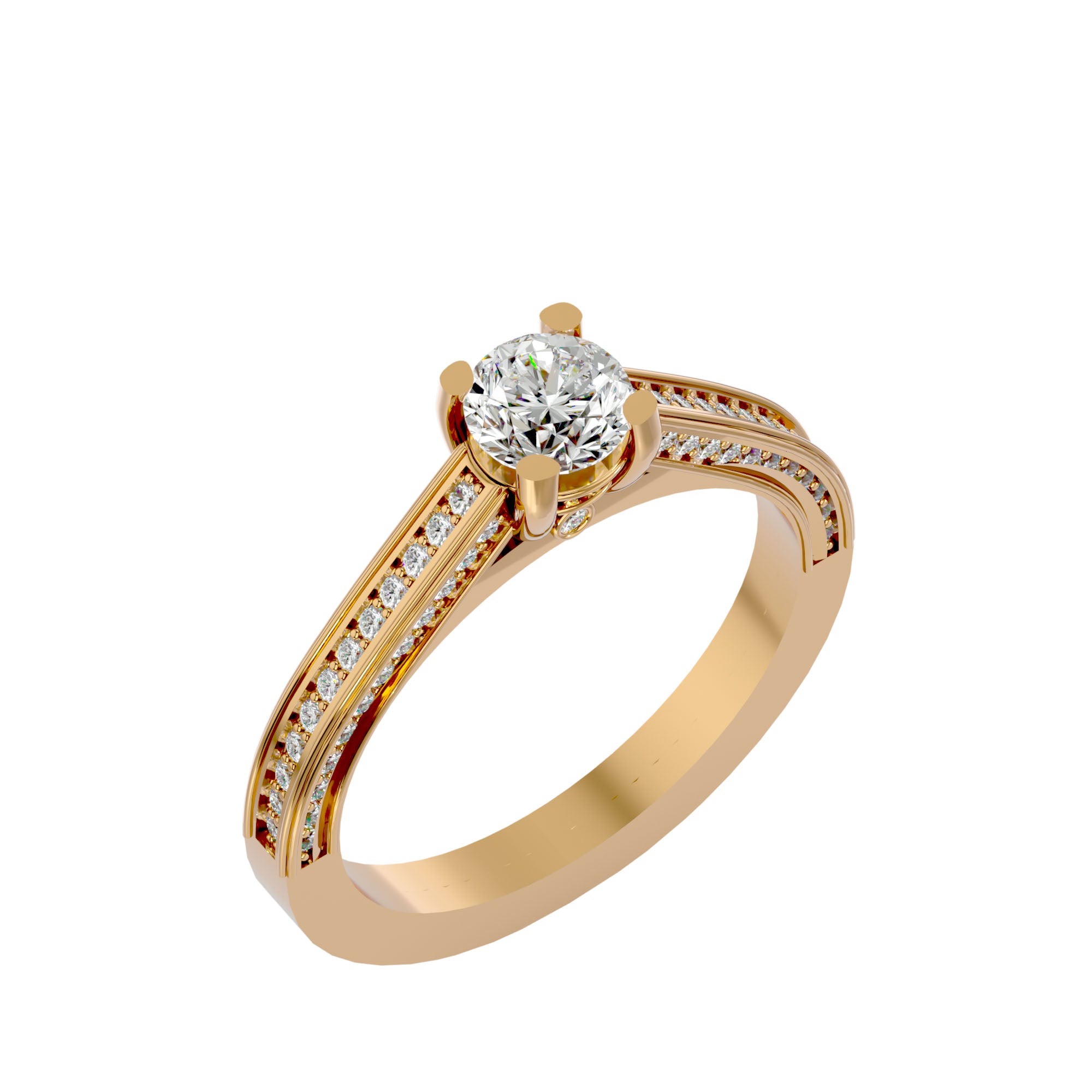 HOH Emilia Diamond Solitaire Ring