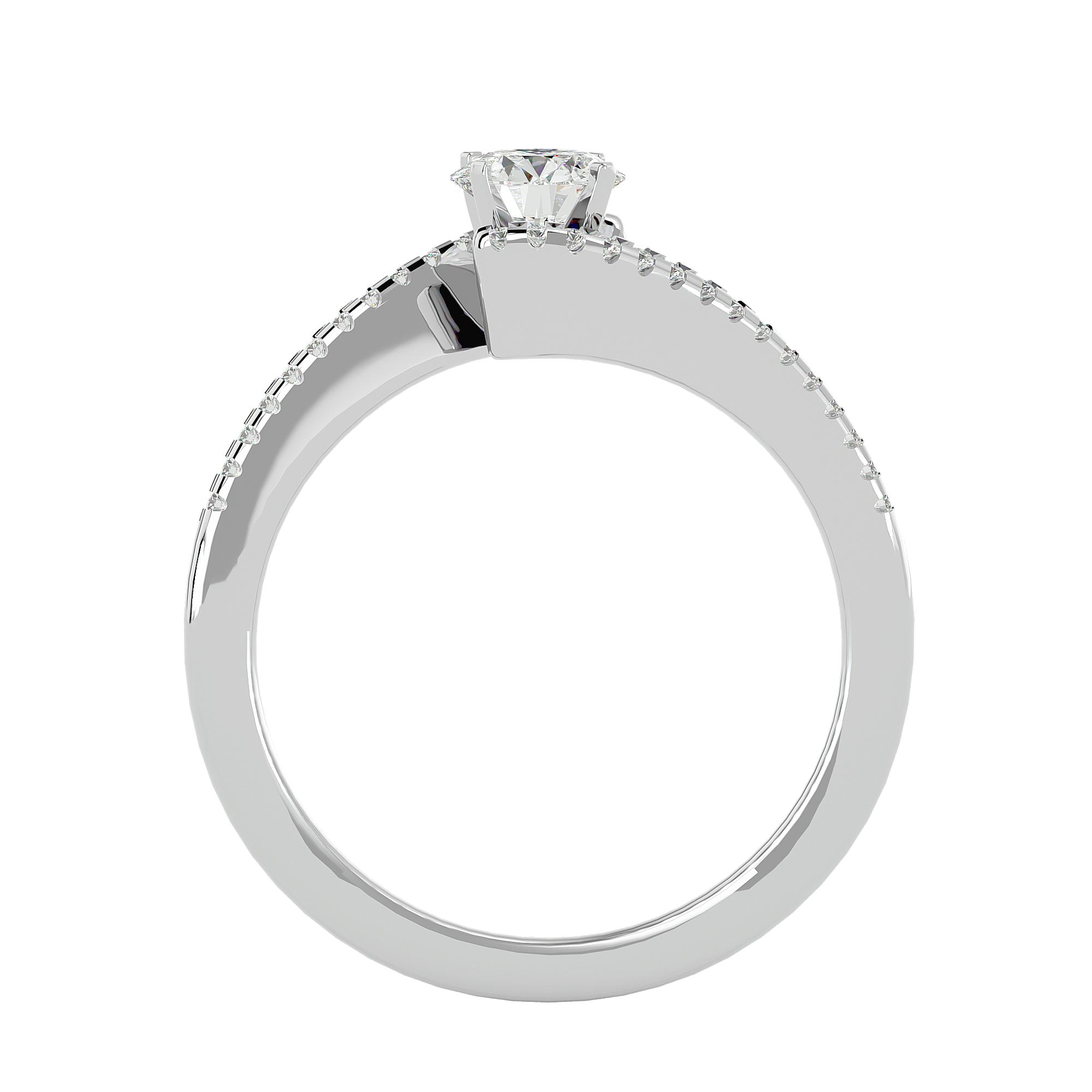 HOH Eva Diamond Solitaire Ring
