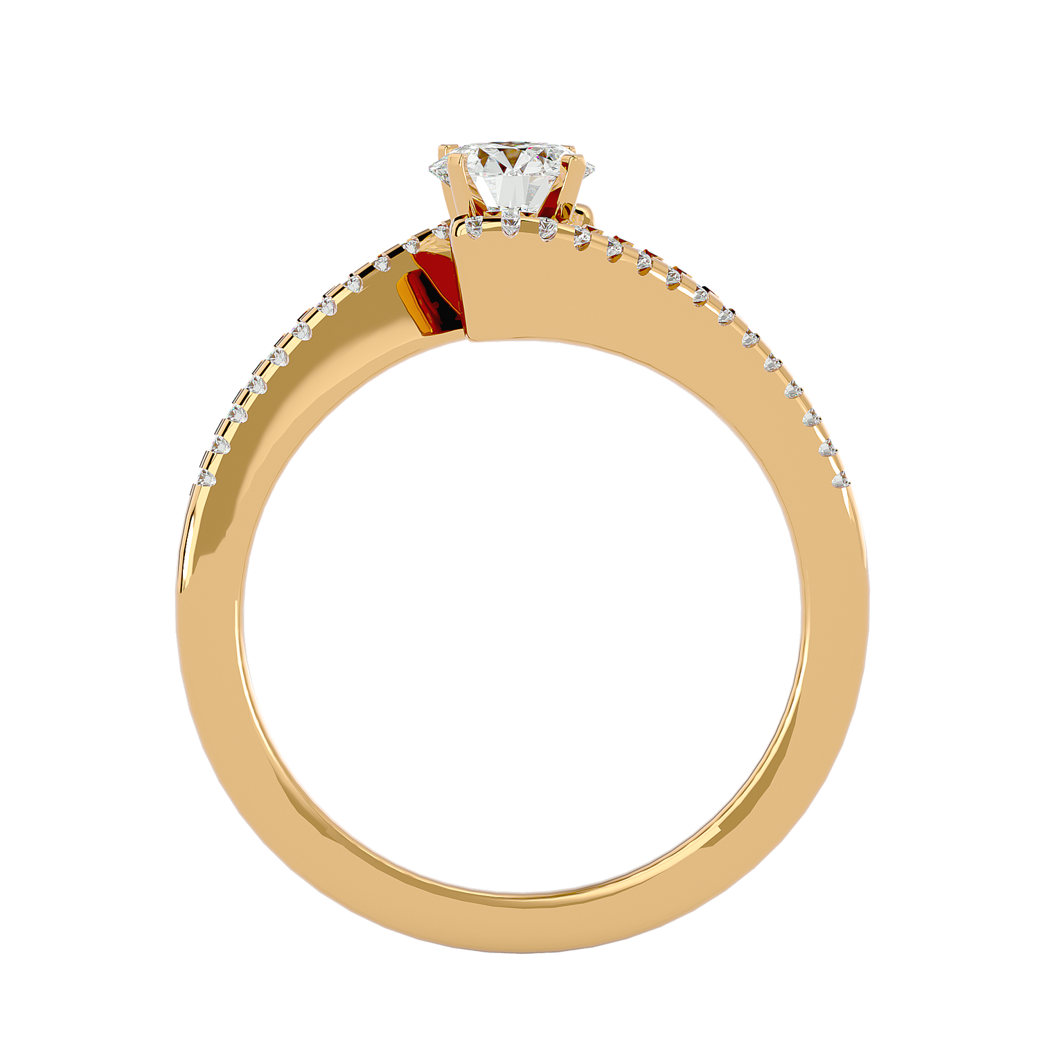 HOH Eva Diamond Solitaire Ring