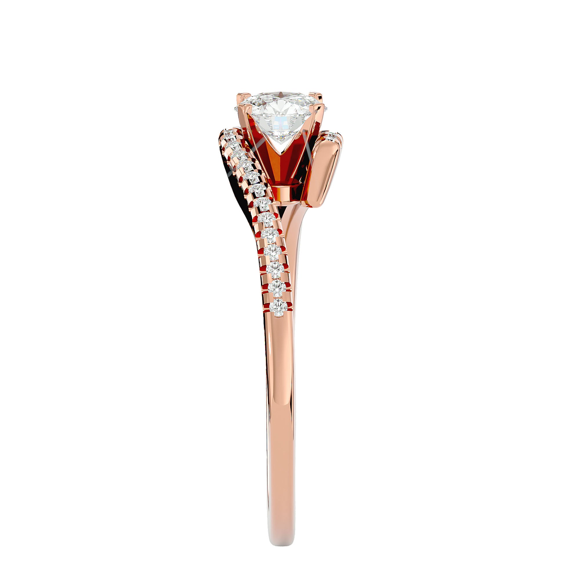 HOH Eva Diamond Solitaire Ring