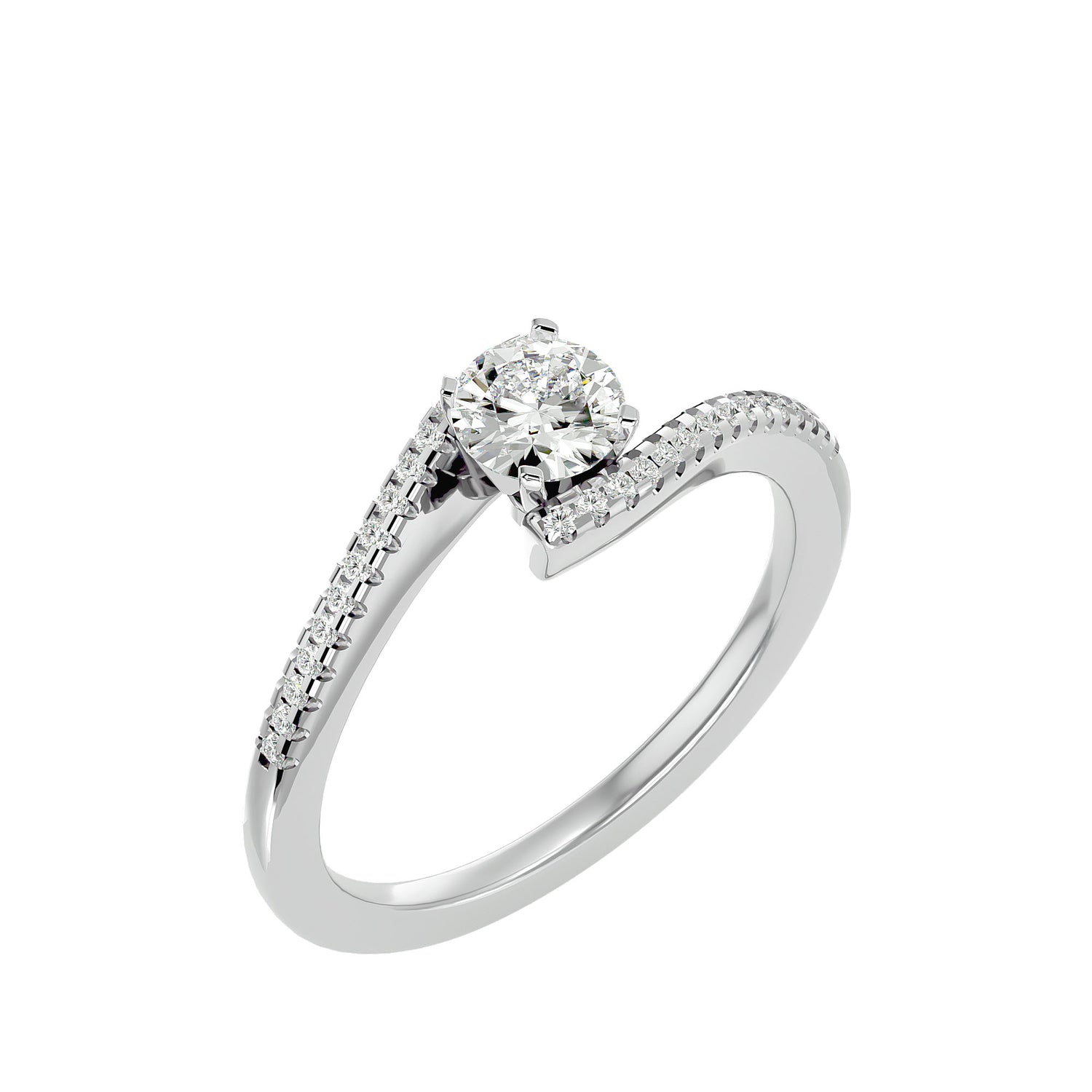 HOH Eva Diamond Solitaire Ring