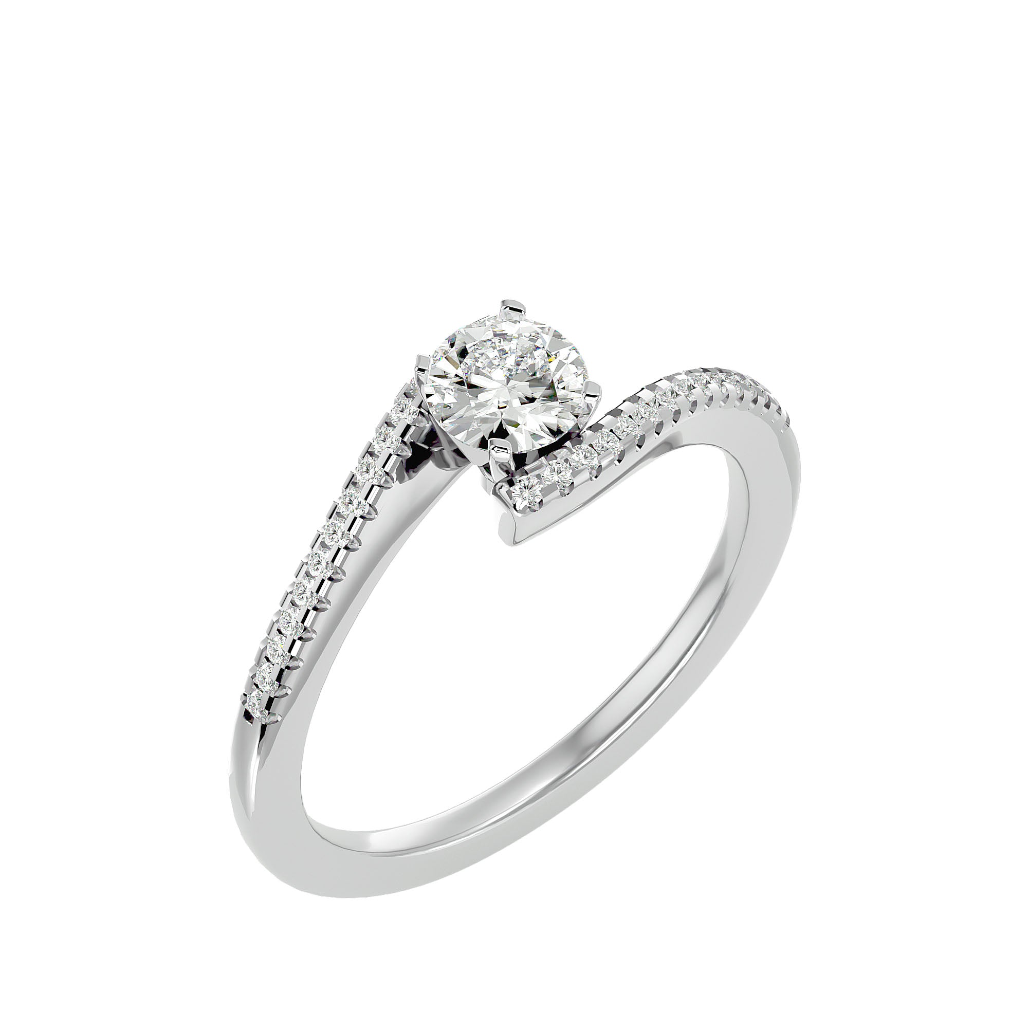 HOH Eva Diamond Solitaire Ring