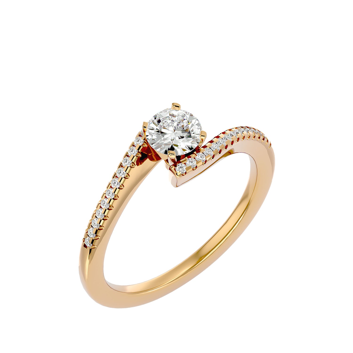 HOH Eva Diamond Solitaire Ring