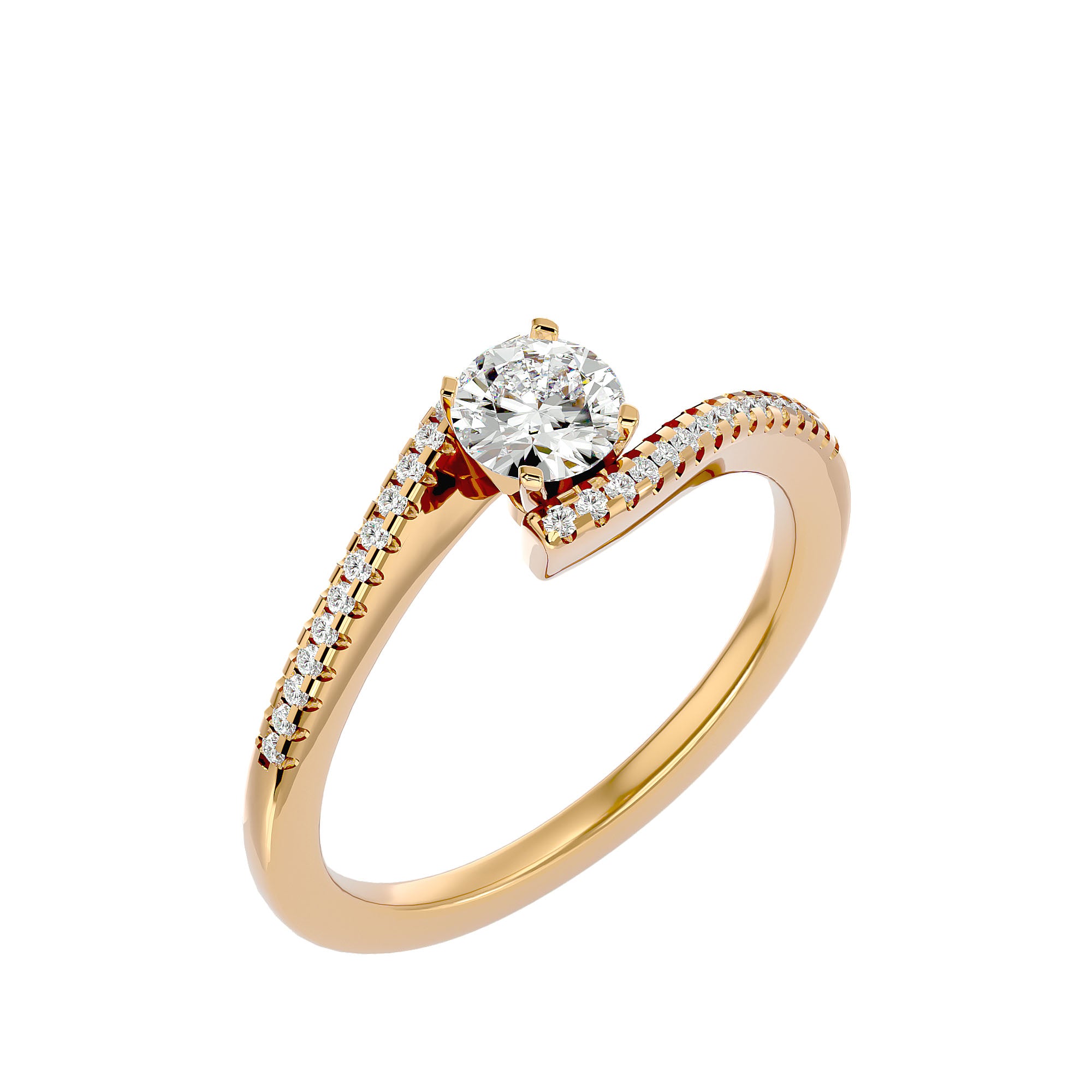 HOH Eva Diamond Solitaire Ring