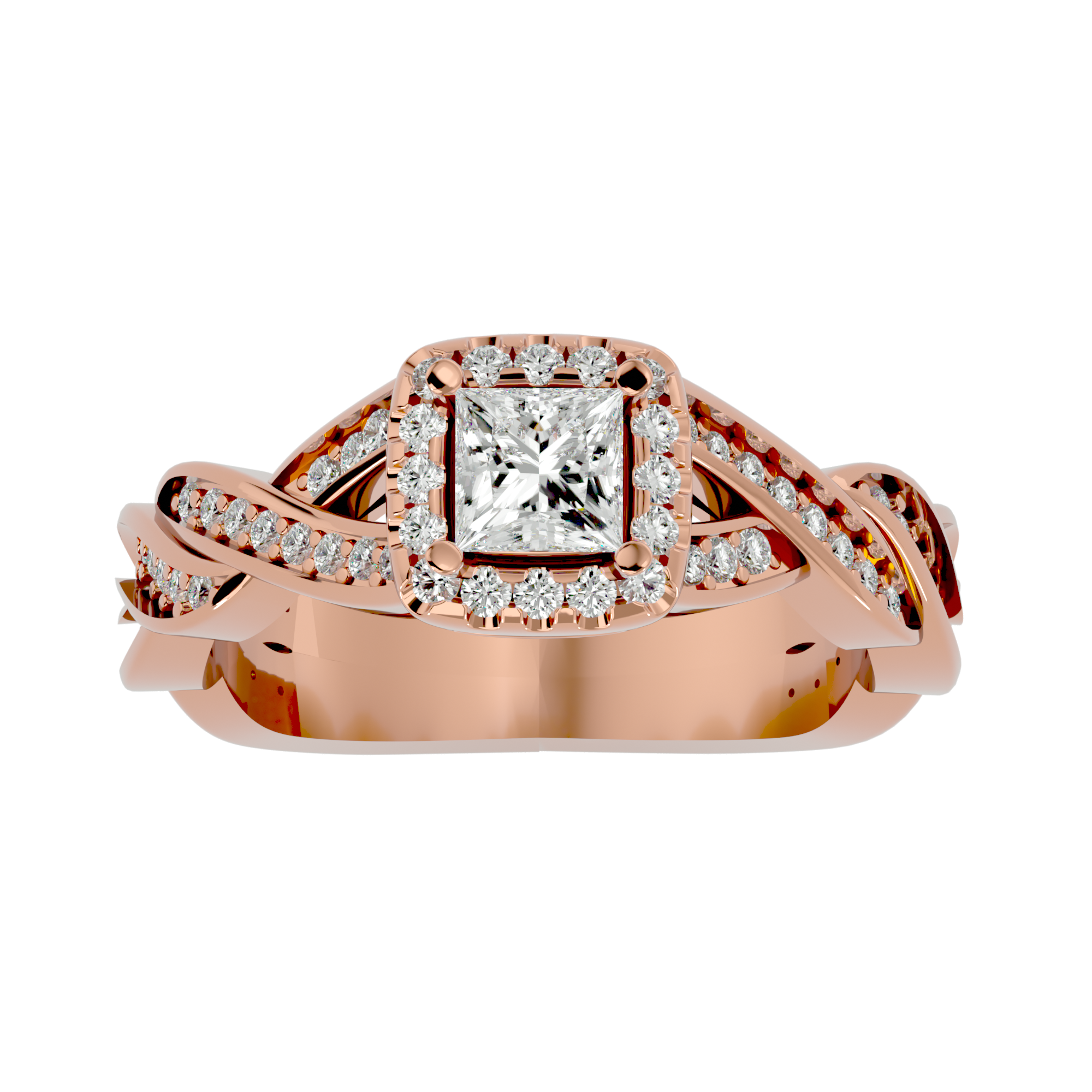 HOH Allison Diamond Halo Ring