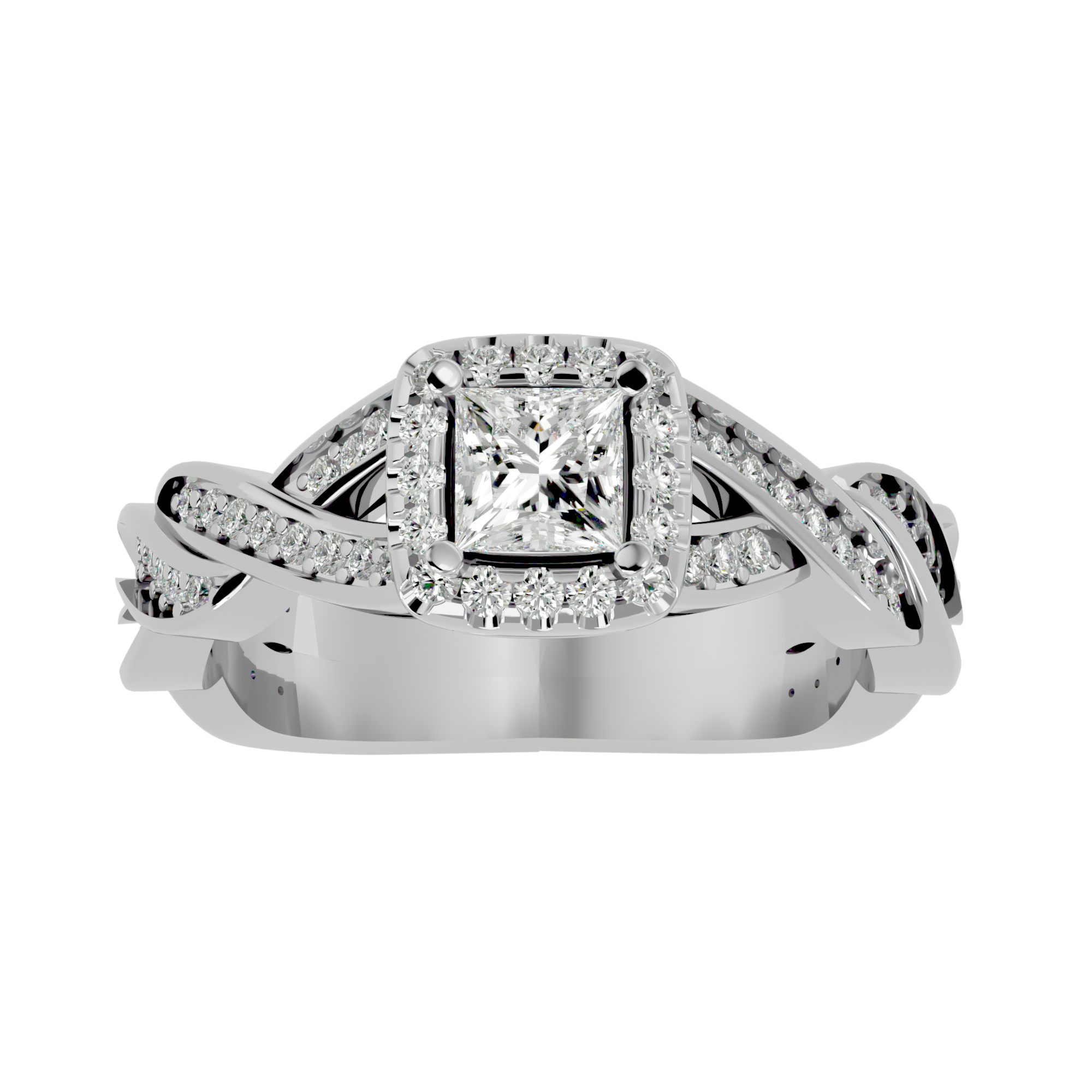 HOH Allison Diamond Halo Ring