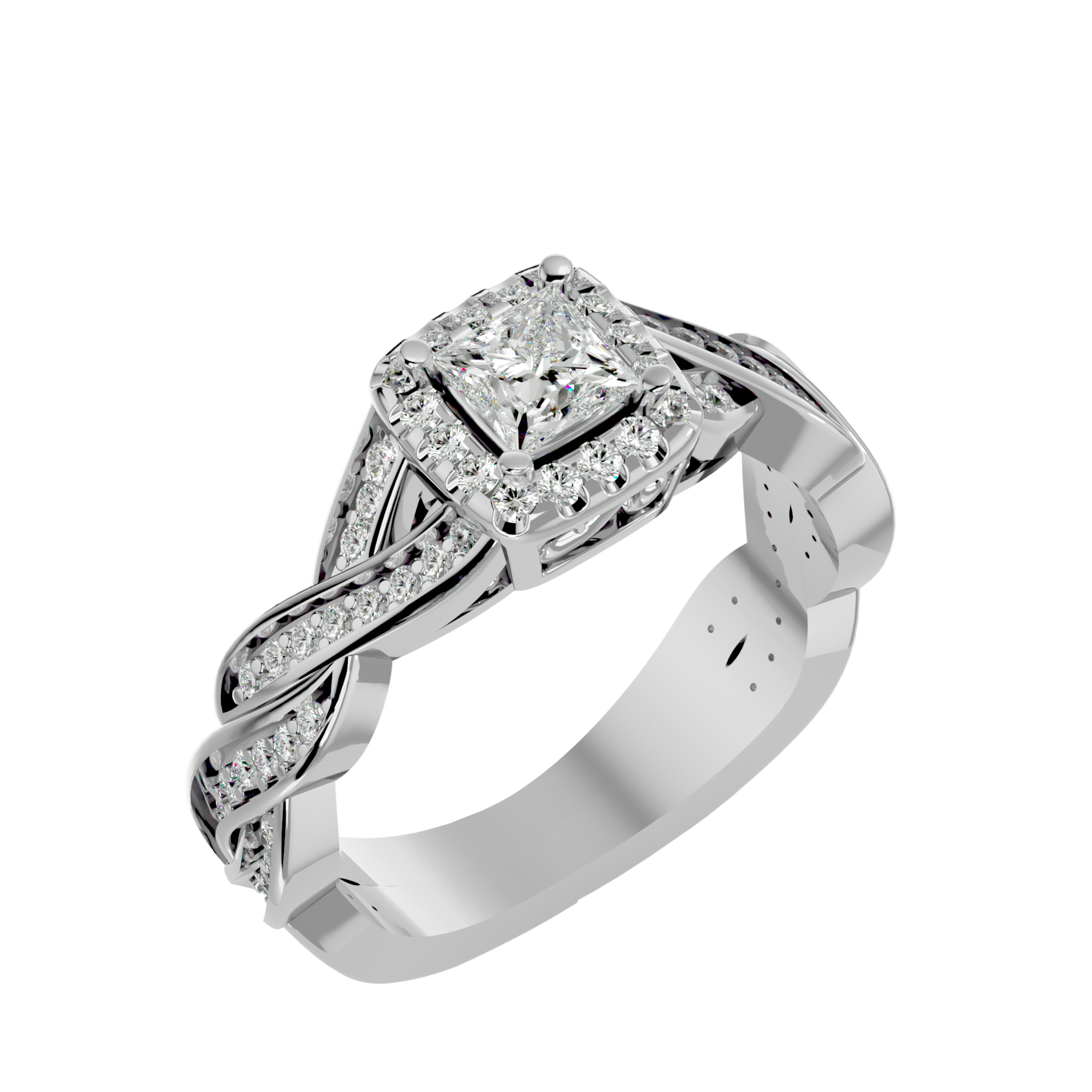 HOH Allison Diamond Halo Ring