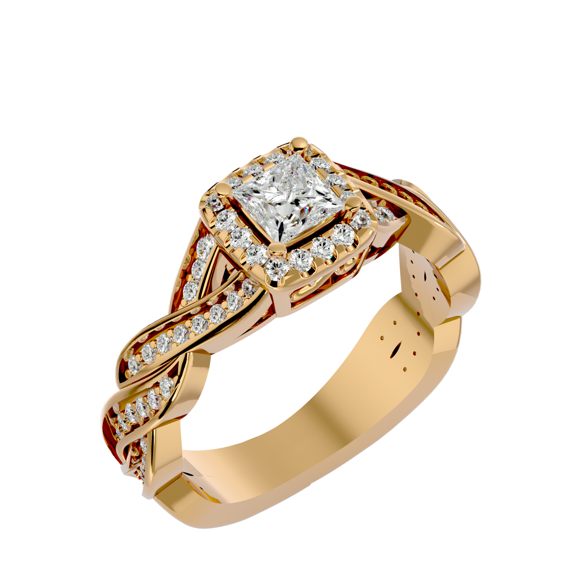 HOH Allison Diamond Halo Ring