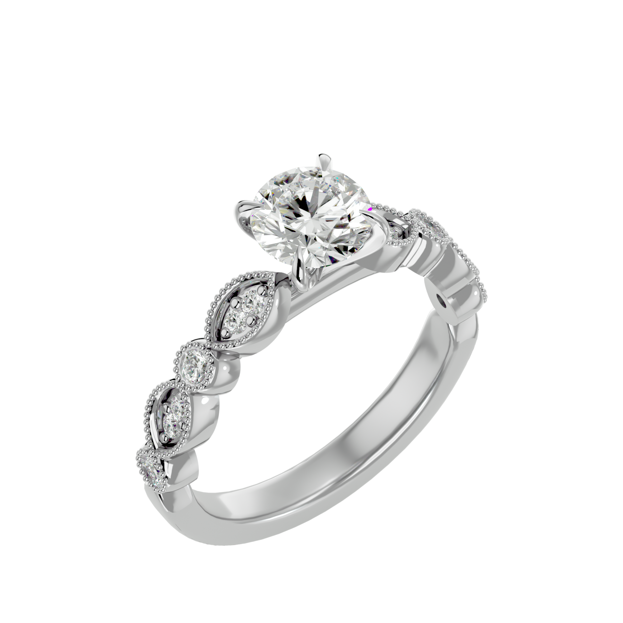 HOH Evelyn Diamond Solitaire Ring
