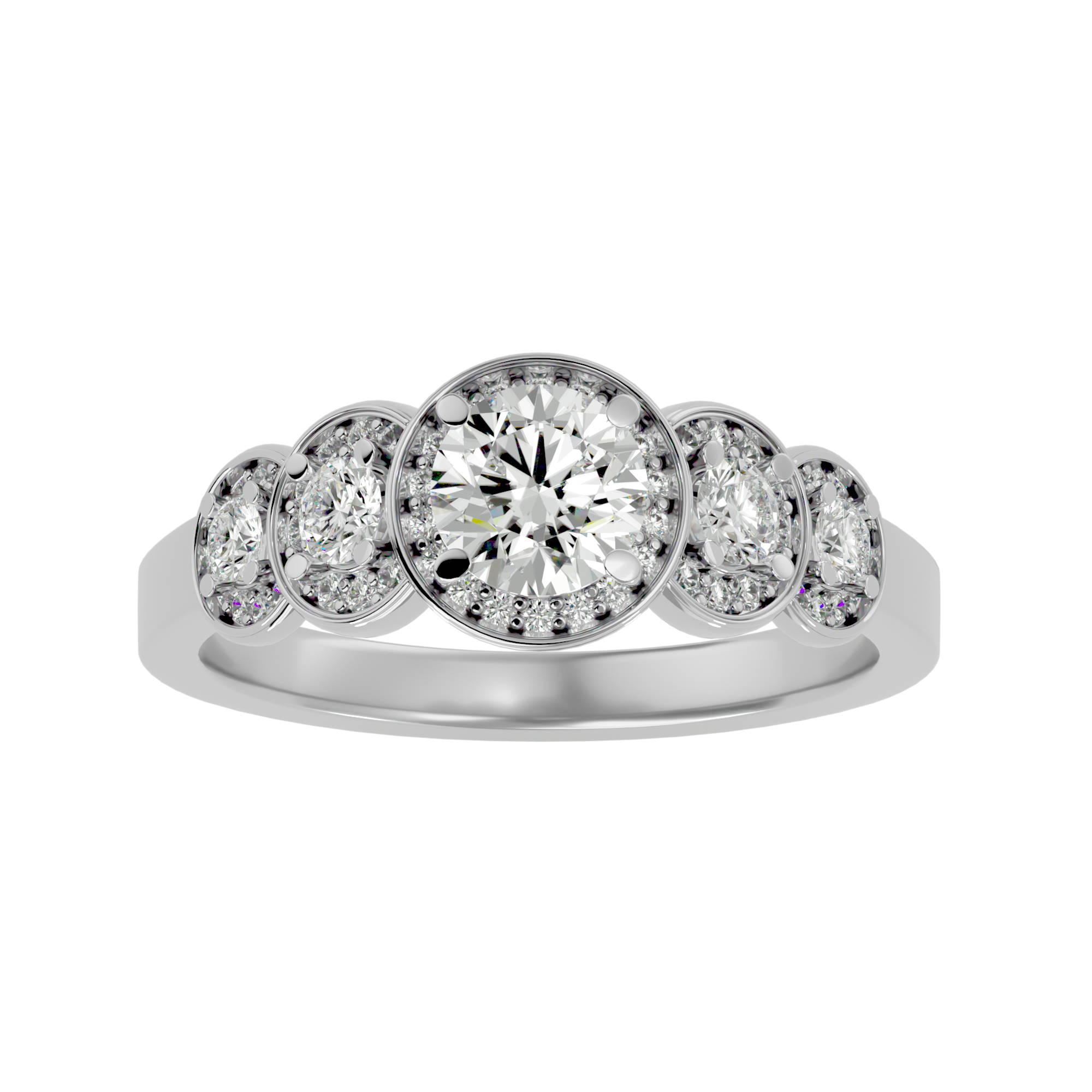HOH Kinsley Diamond Halo Ring