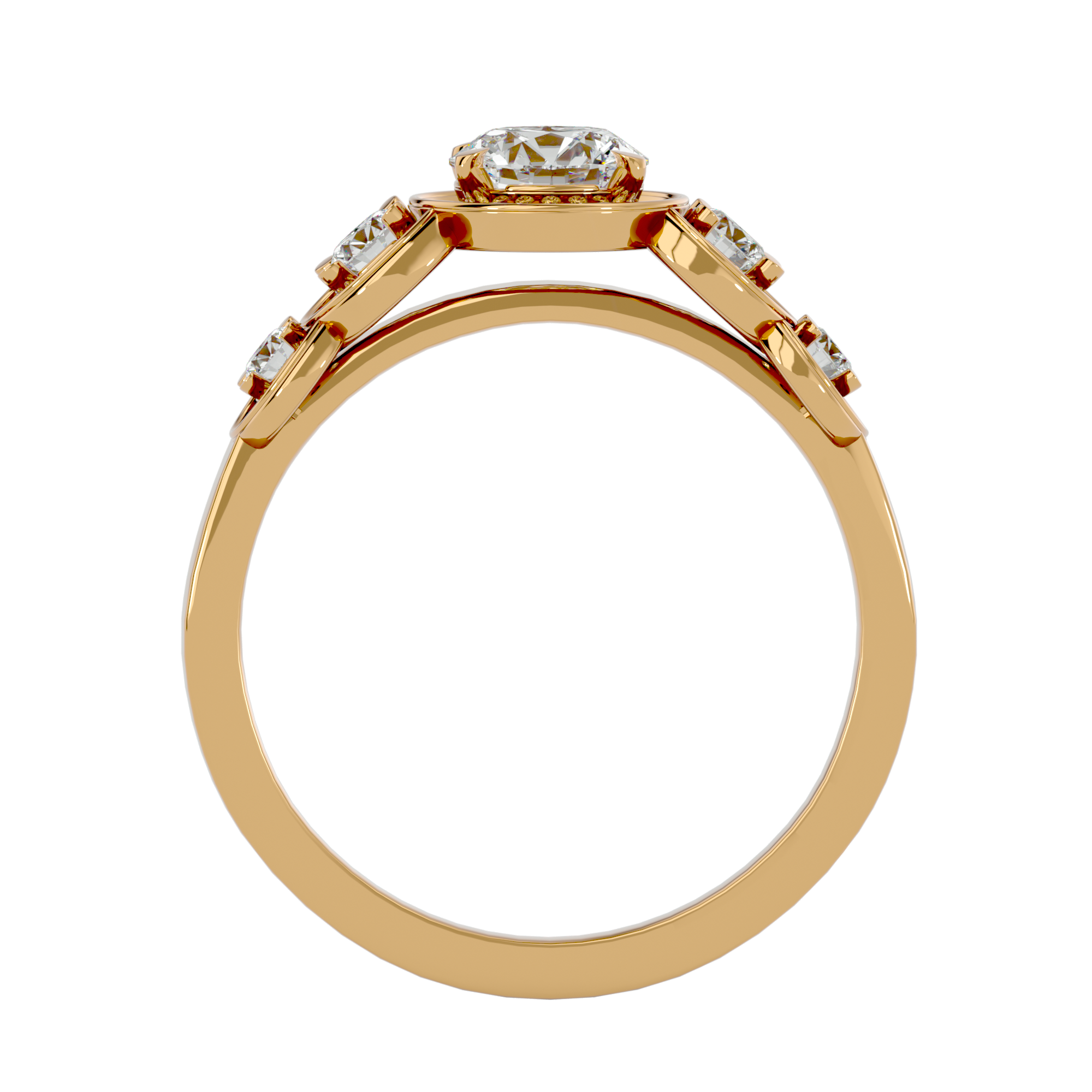 HOH Kinsley Diamond Halo Ring