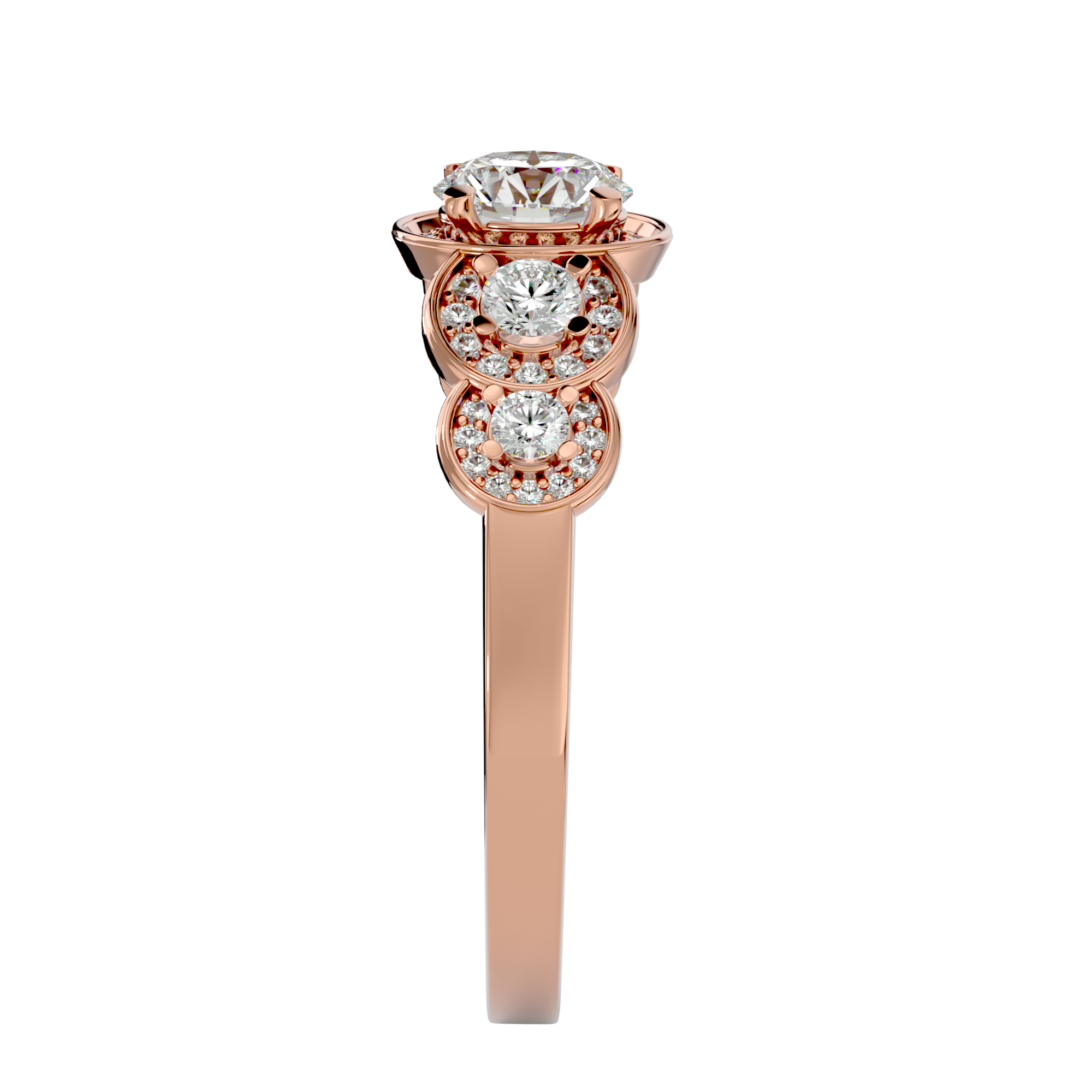 HOH Kinsley Diamond Halo Ring