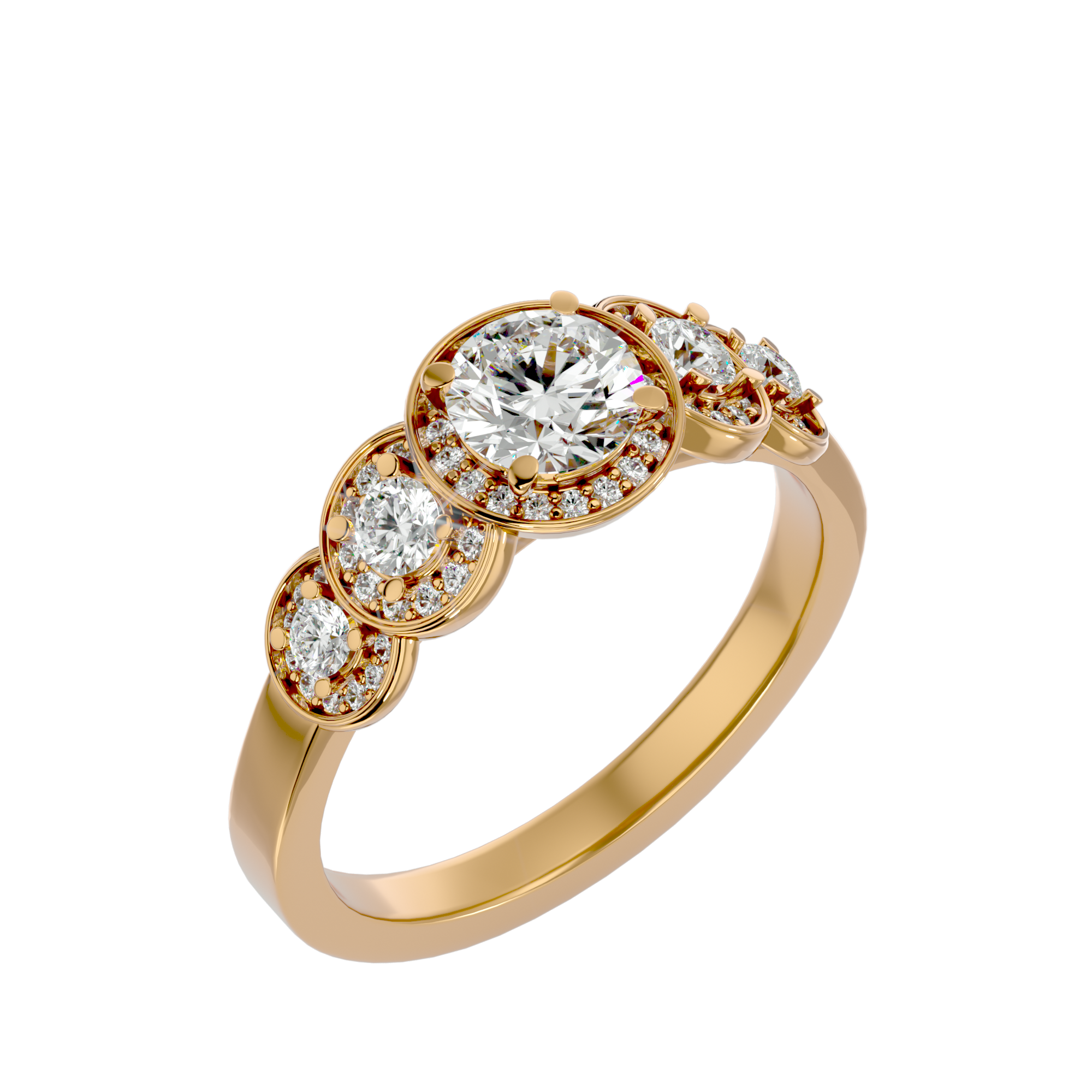 HOH Kinsley Diamond Halo Ring