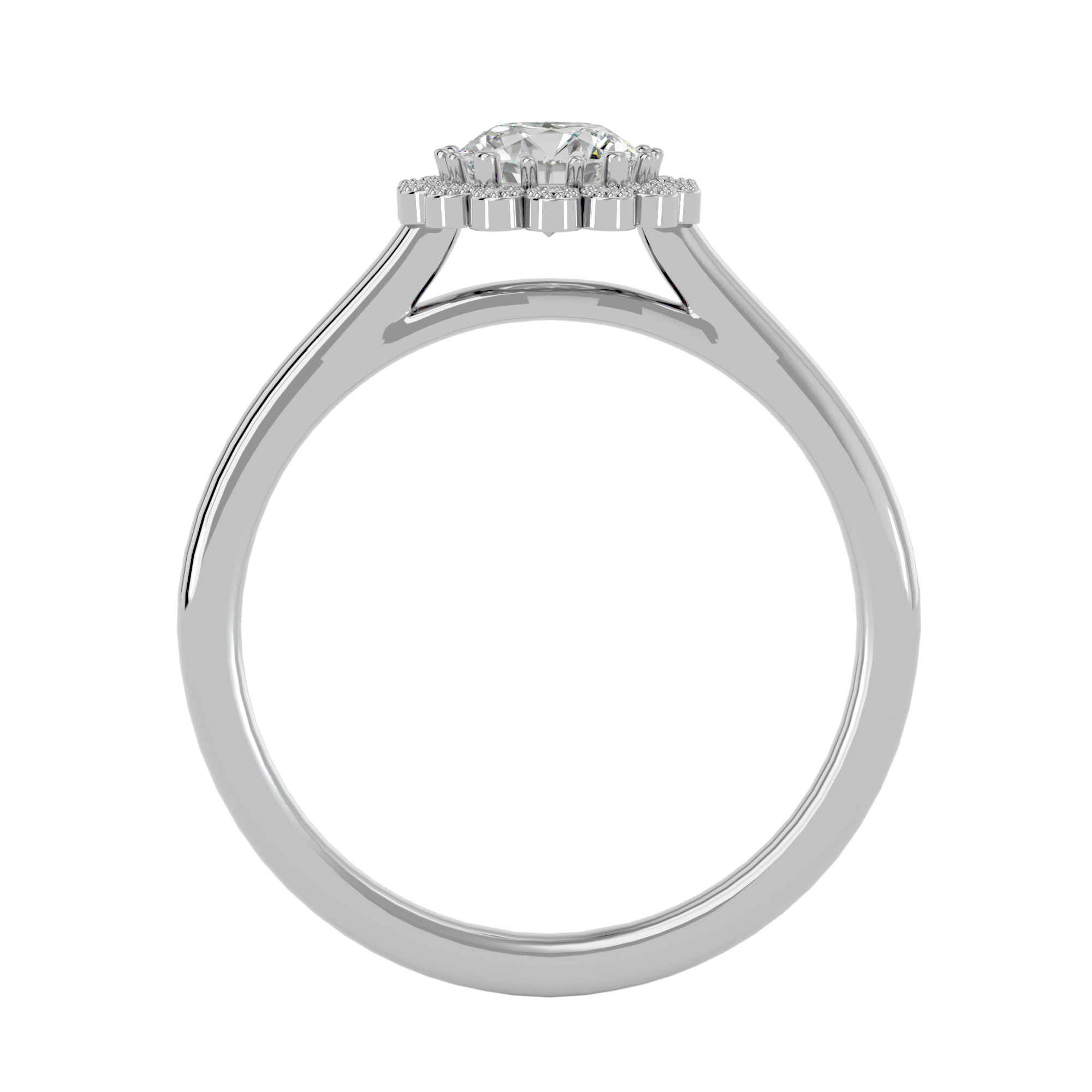 HOH Fabian Diamond Halo Ring