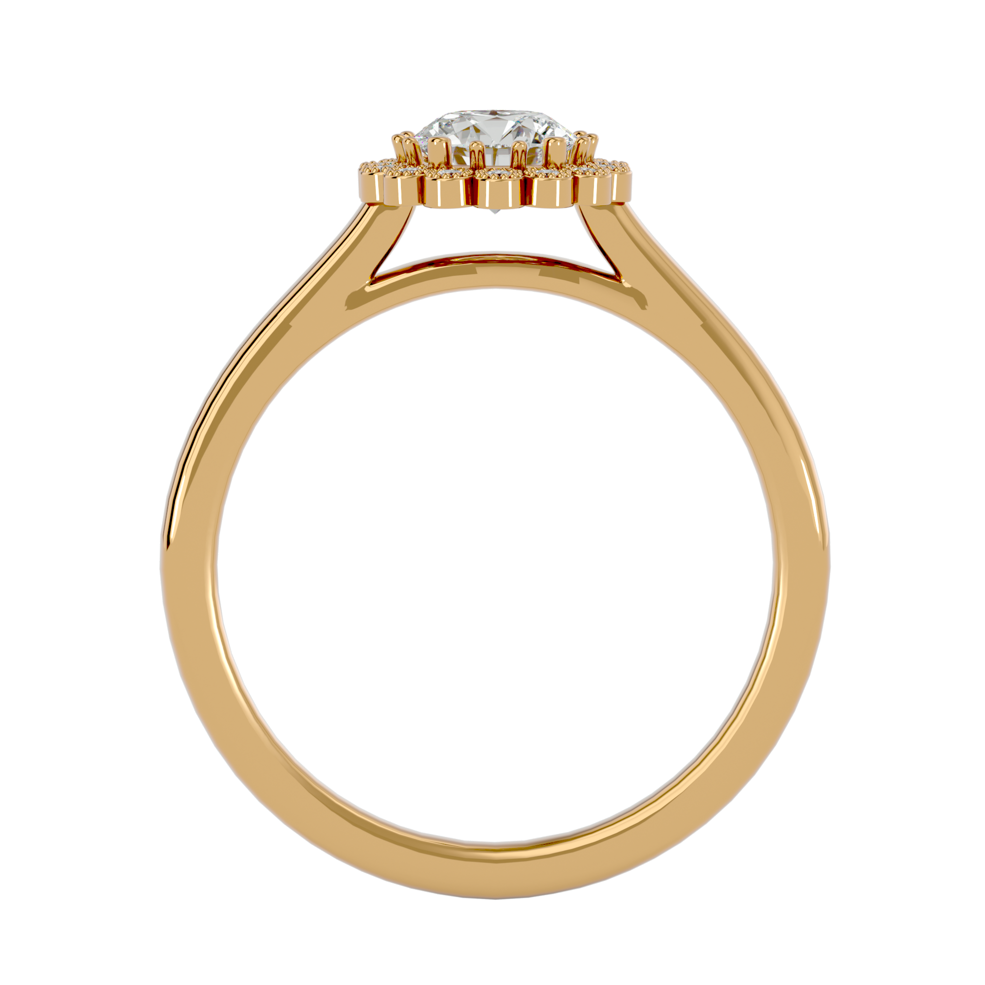 HOH Fabian Diamond Halo Ring