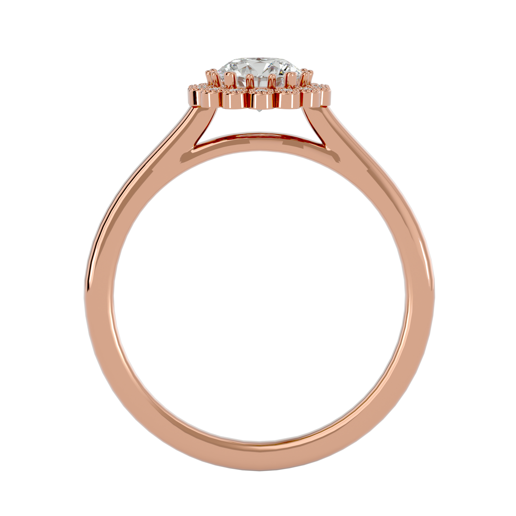 HOH Fabian Diamond Halo Ring