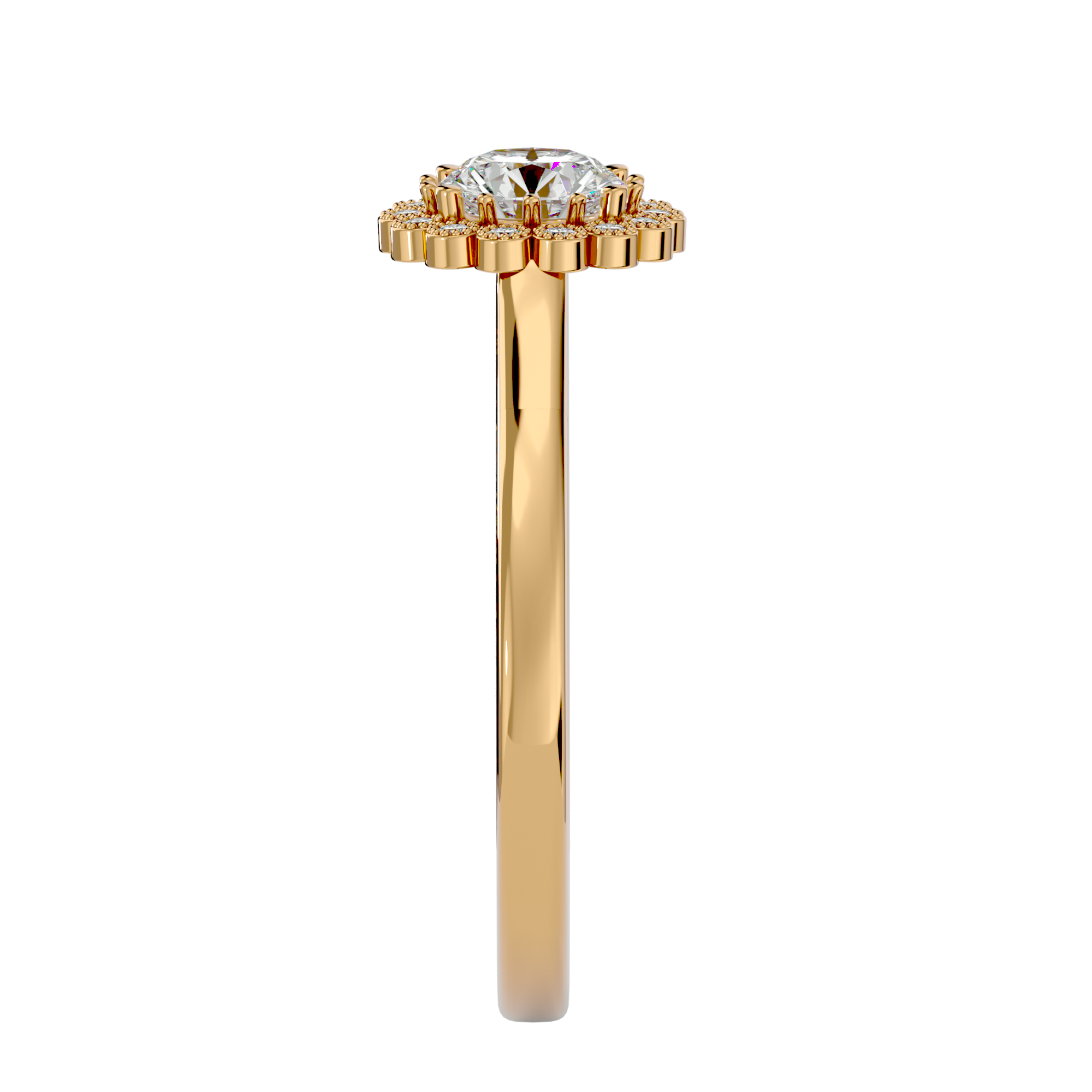 HOH Fabian Diamond Halo Ring