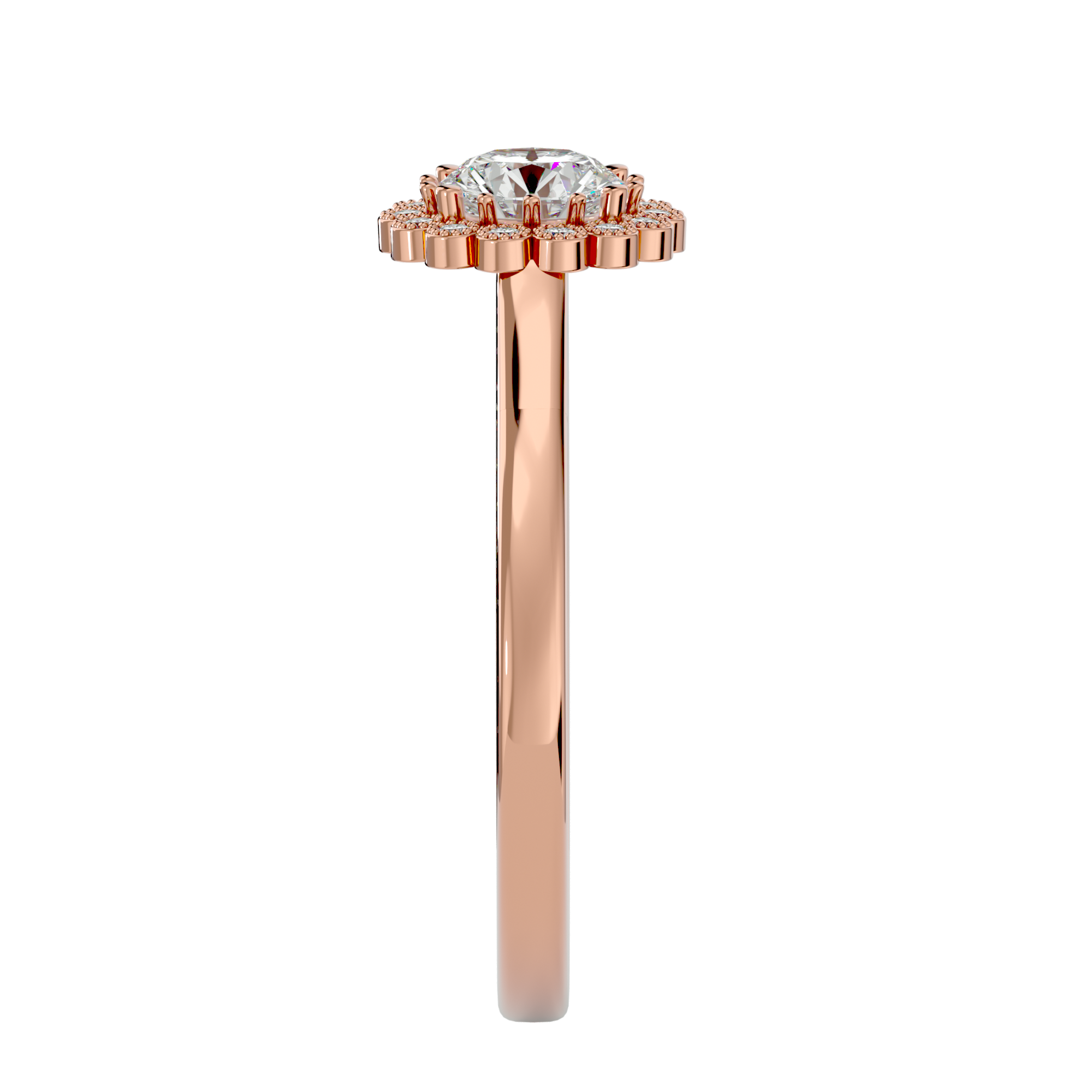 HOH Fabian Diamond Halo Ring