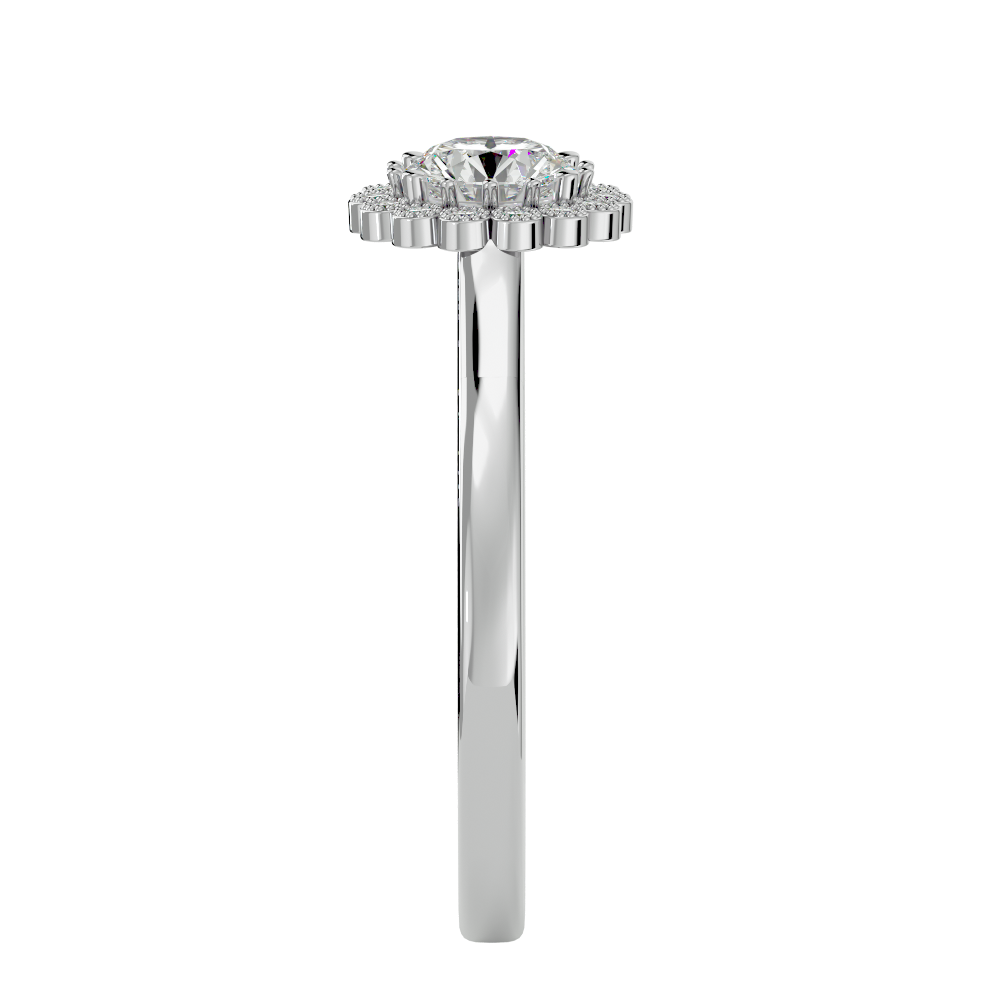 HOH Fabian Diamond Halo Ring