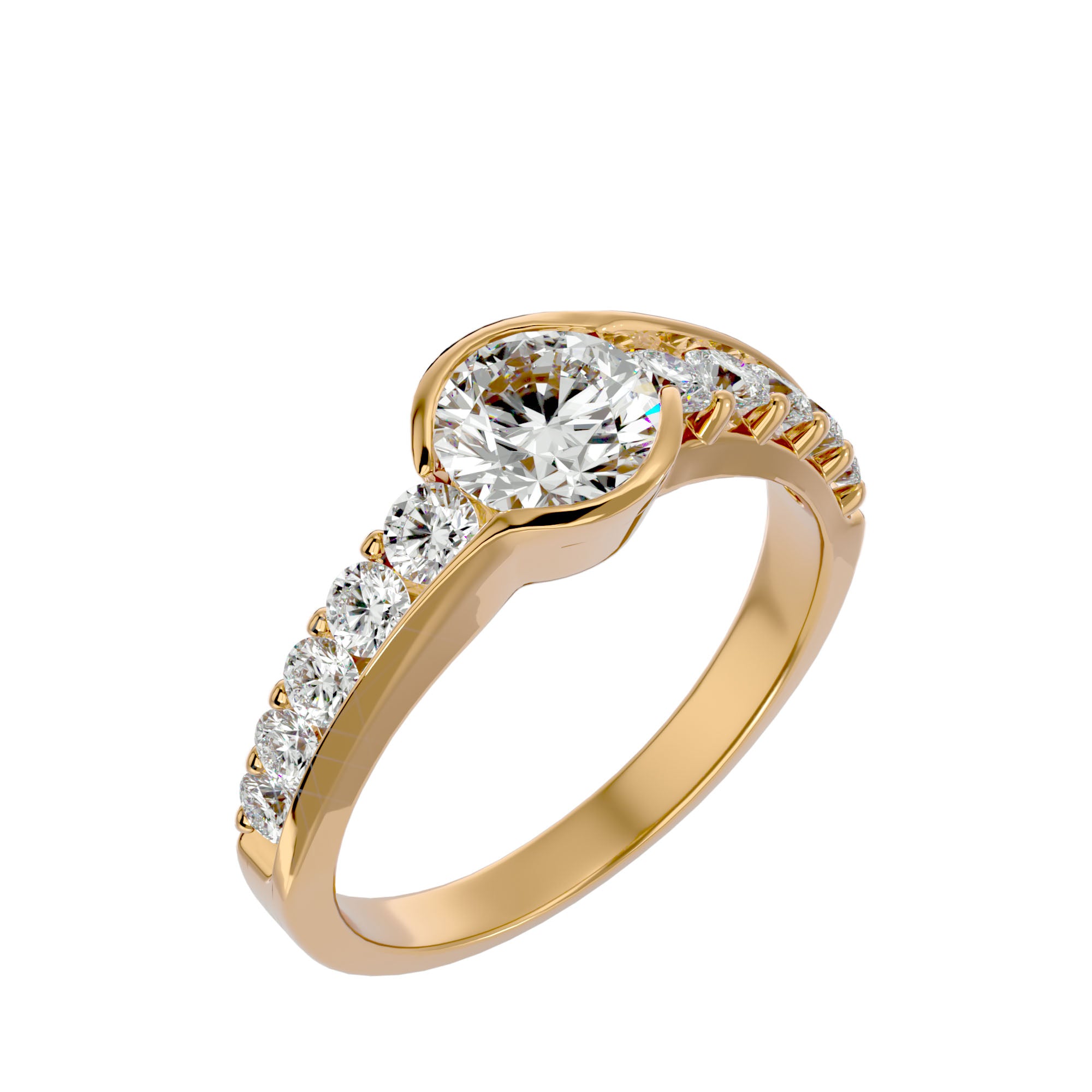 HOH Farah Diamond Solitaire Ring