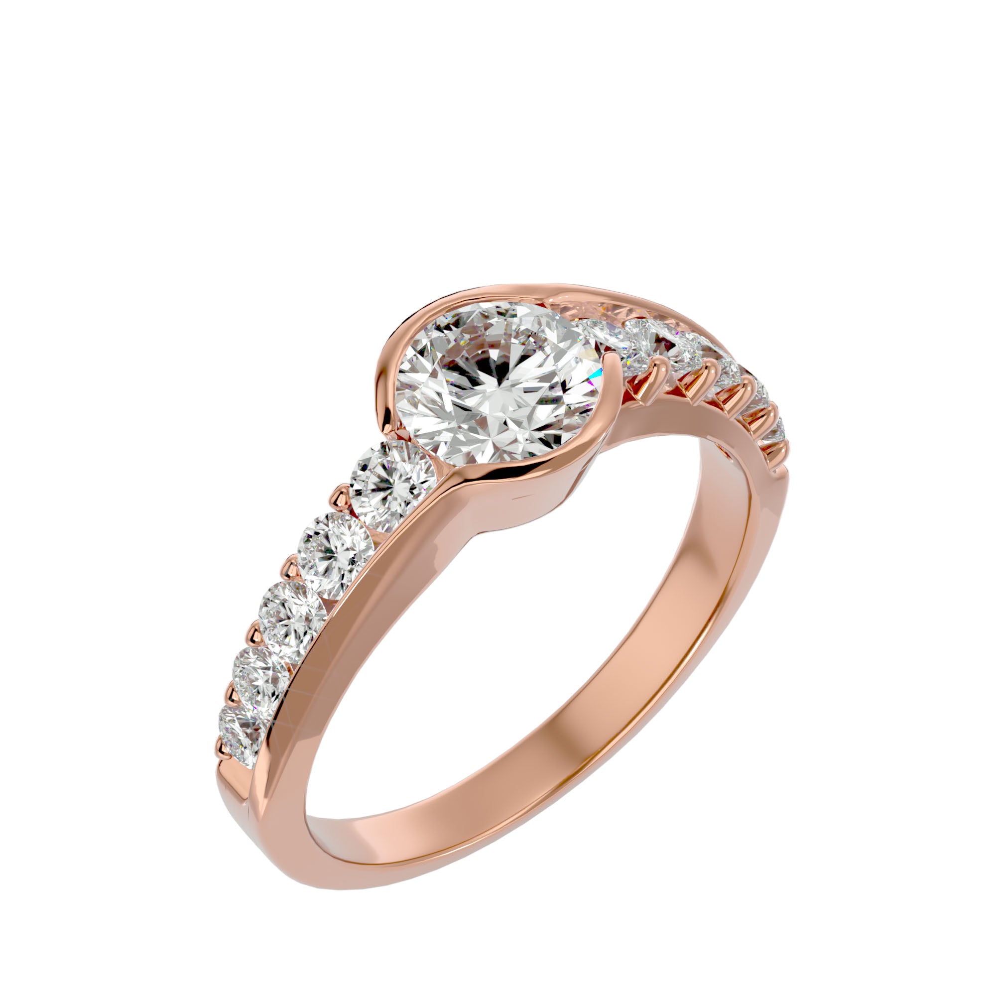 HOH Farah Diamond Solitaire Ring