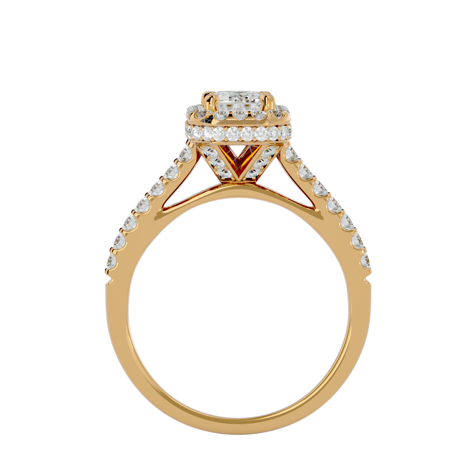 HOH Francis Diamond Halo Ring