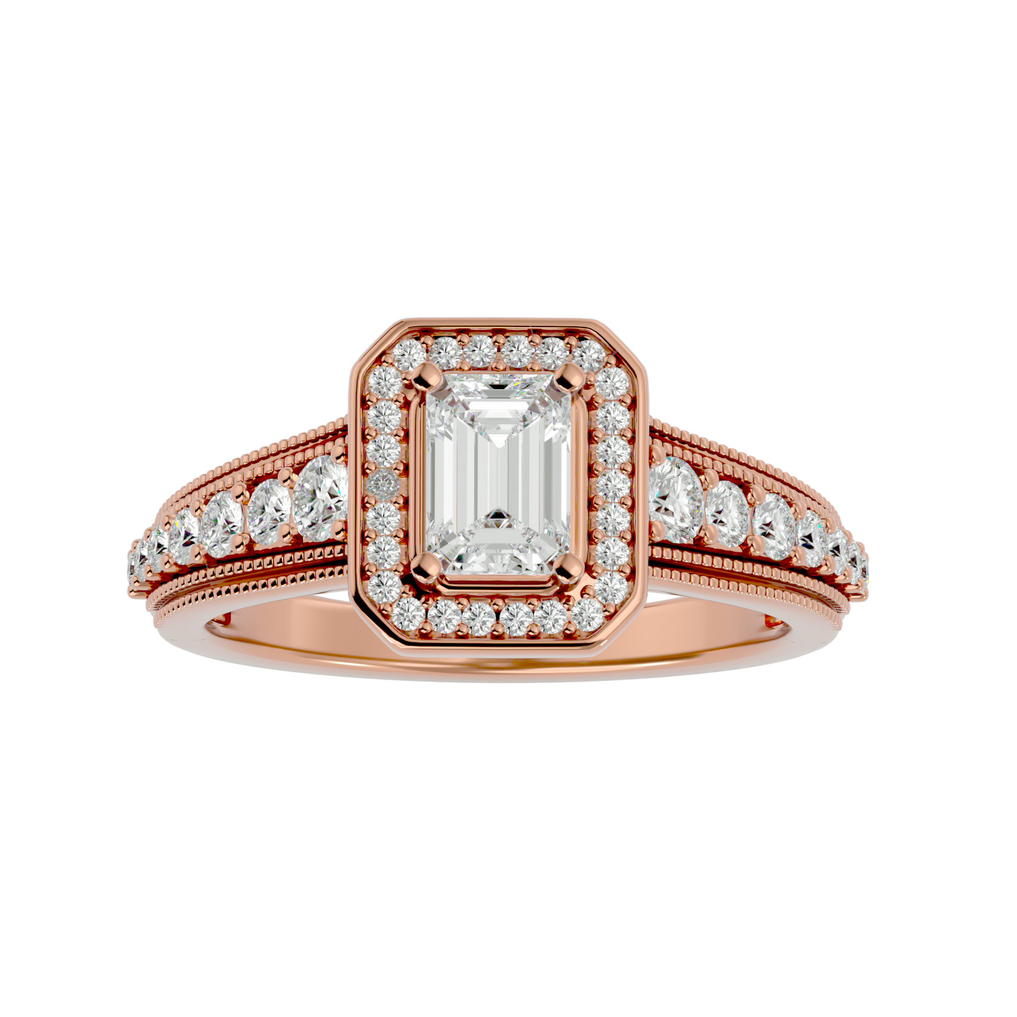 HOH George Diamond Halo Ring