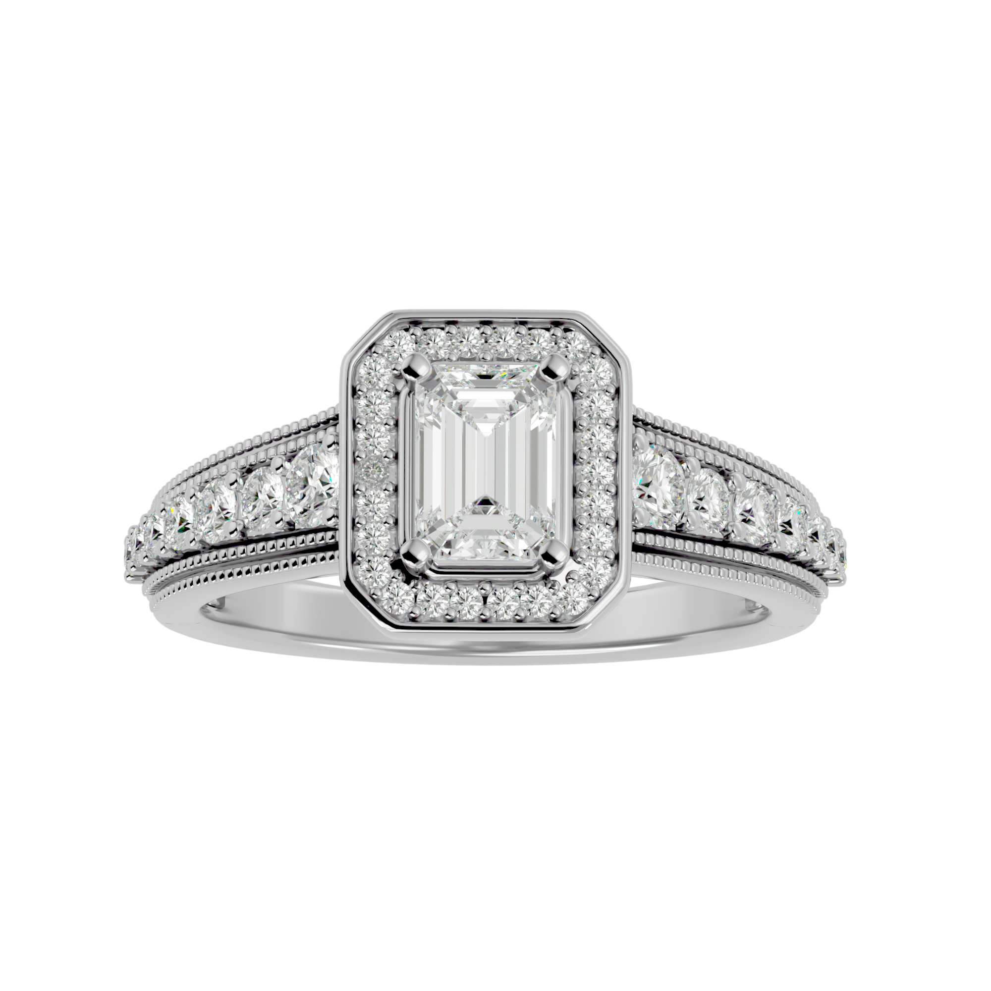 HOH George Diamond Halo Ring