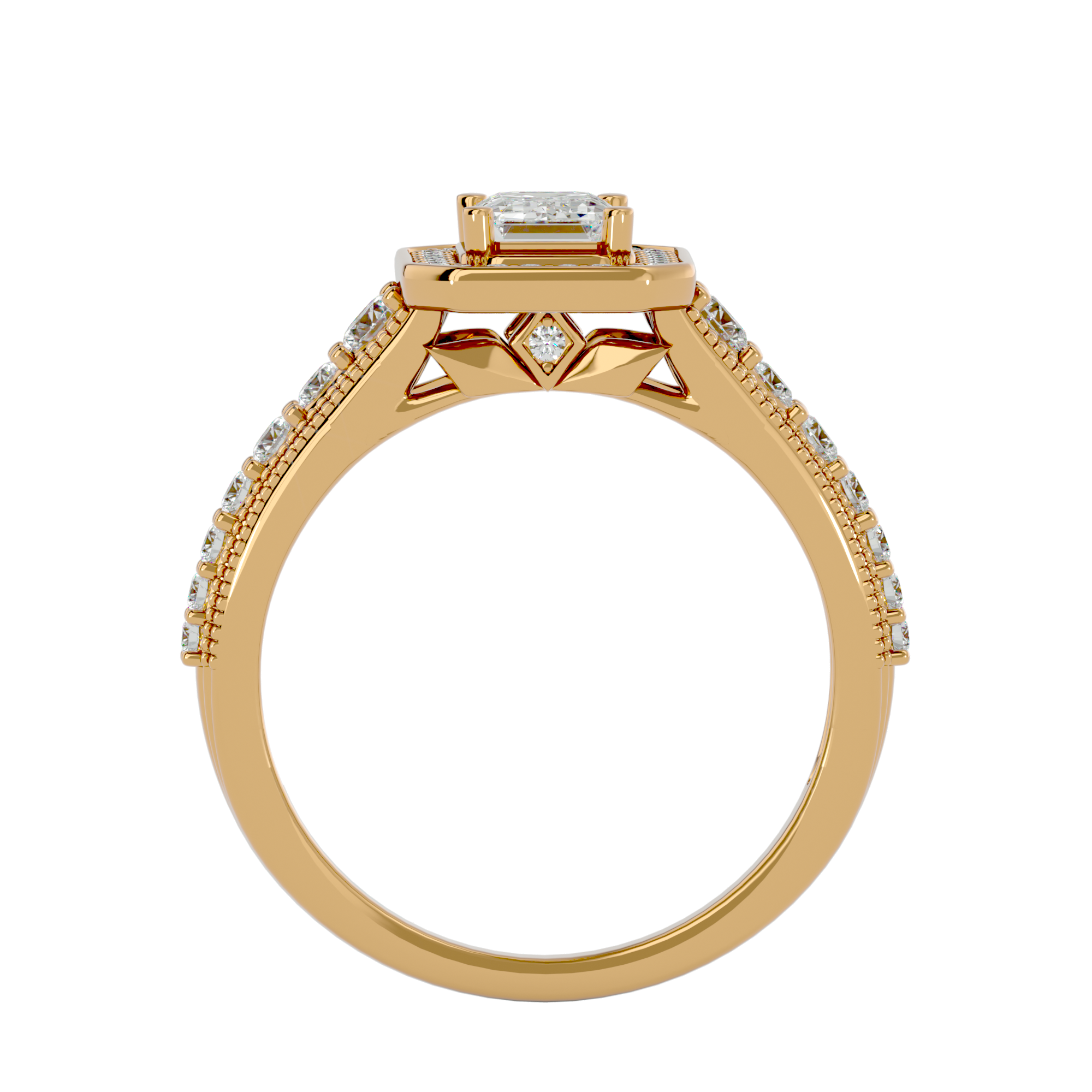 HOH George Diamond Halo Ring