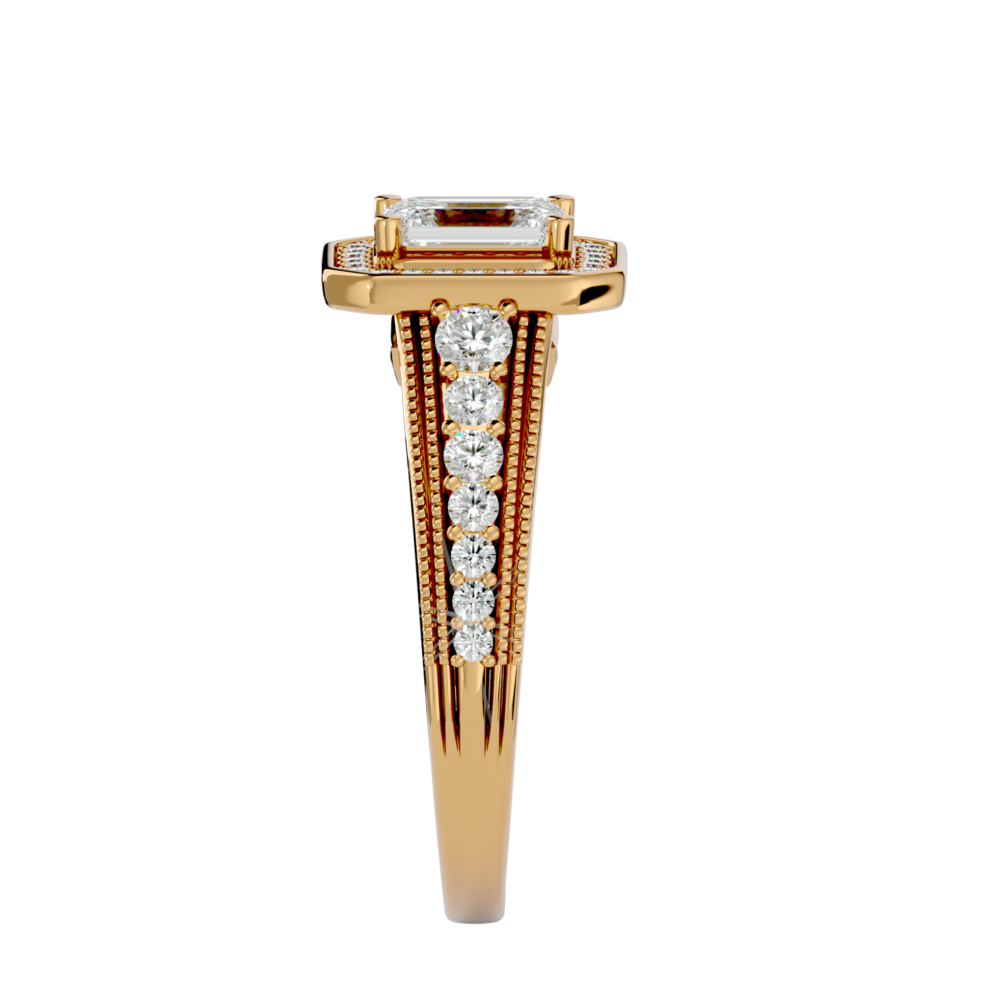 HOH George Diamond Halo Ring