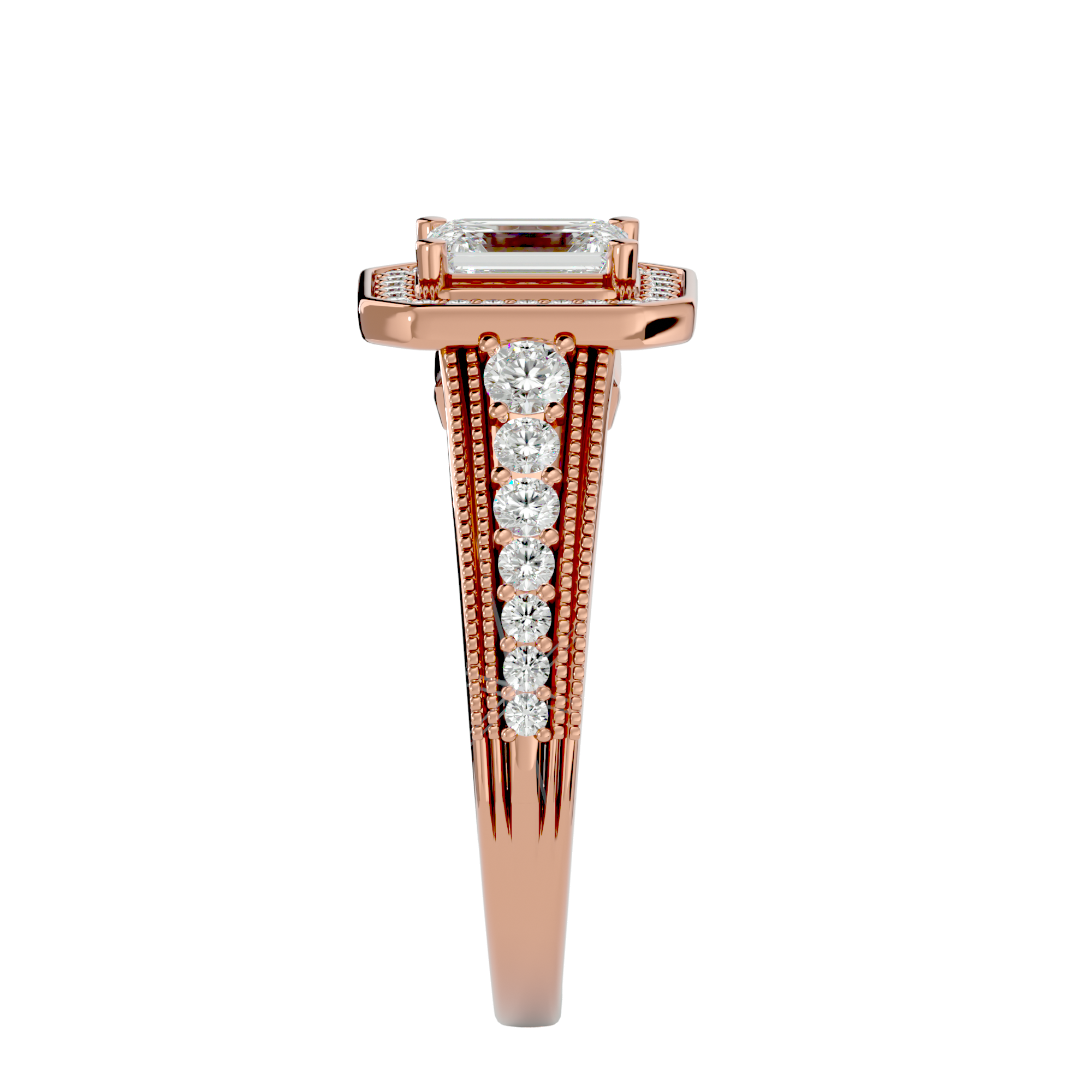 HOH George Diamond Halo Ring
