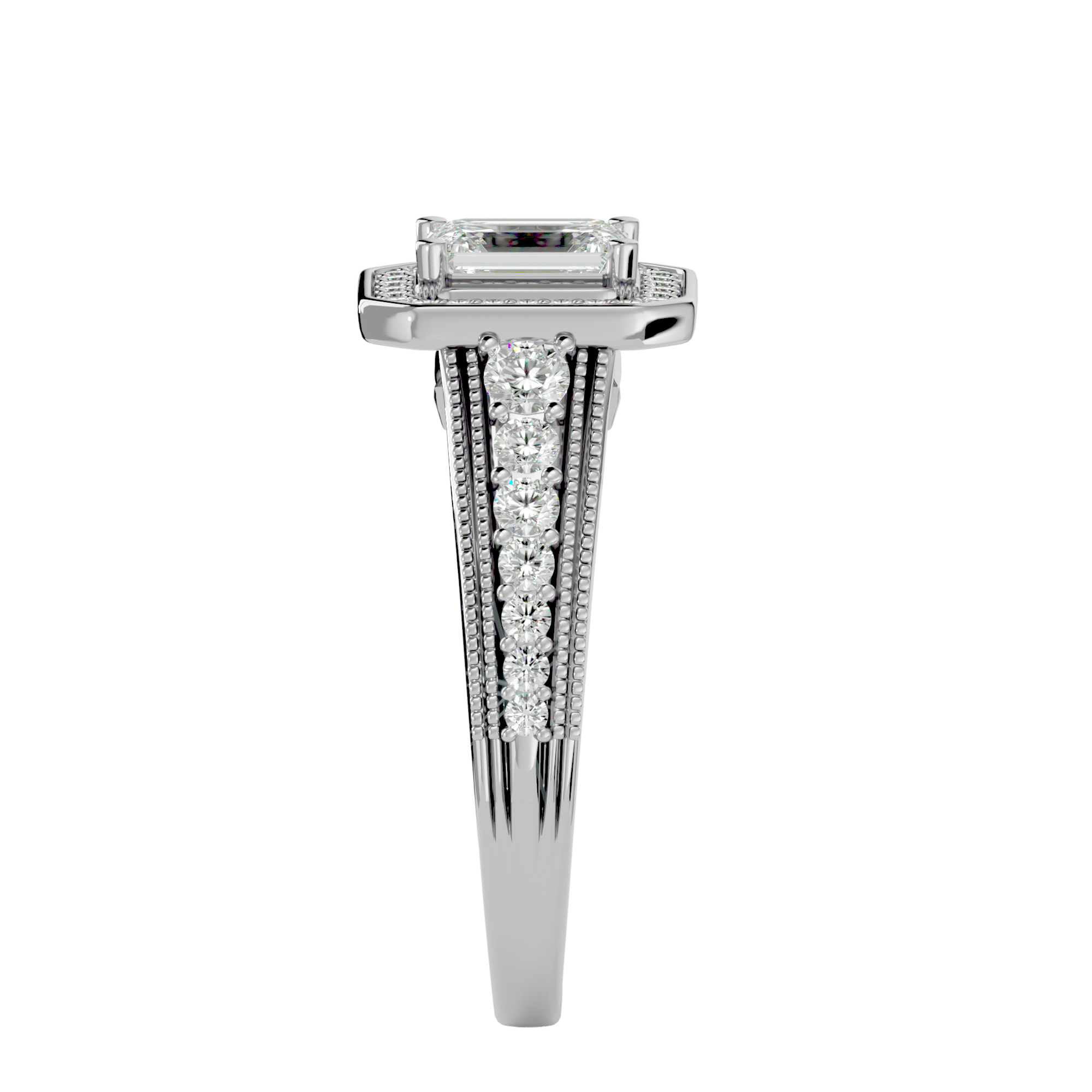HOH George Diamond Halo Ring