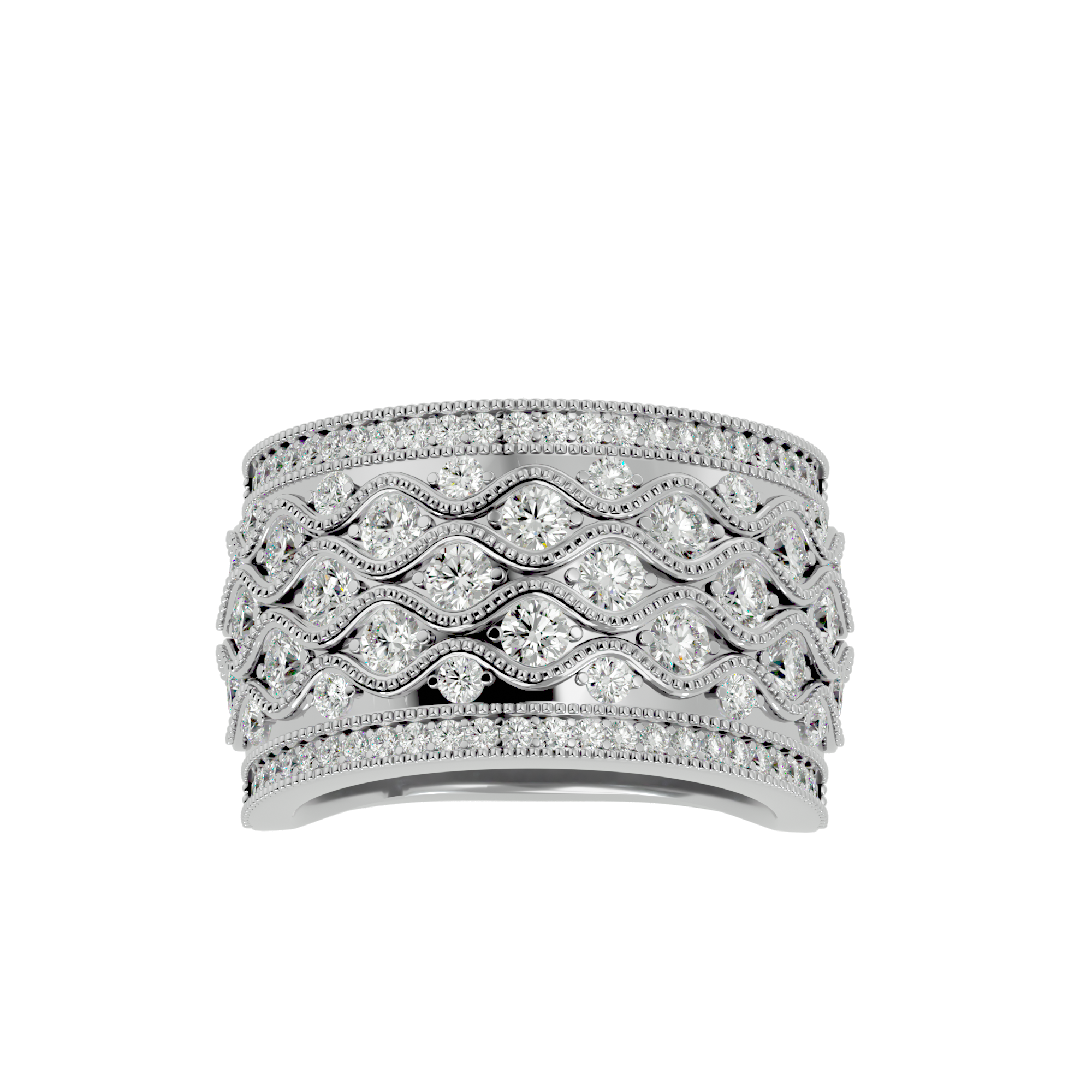HOH Frances Diamond Wedding Bands