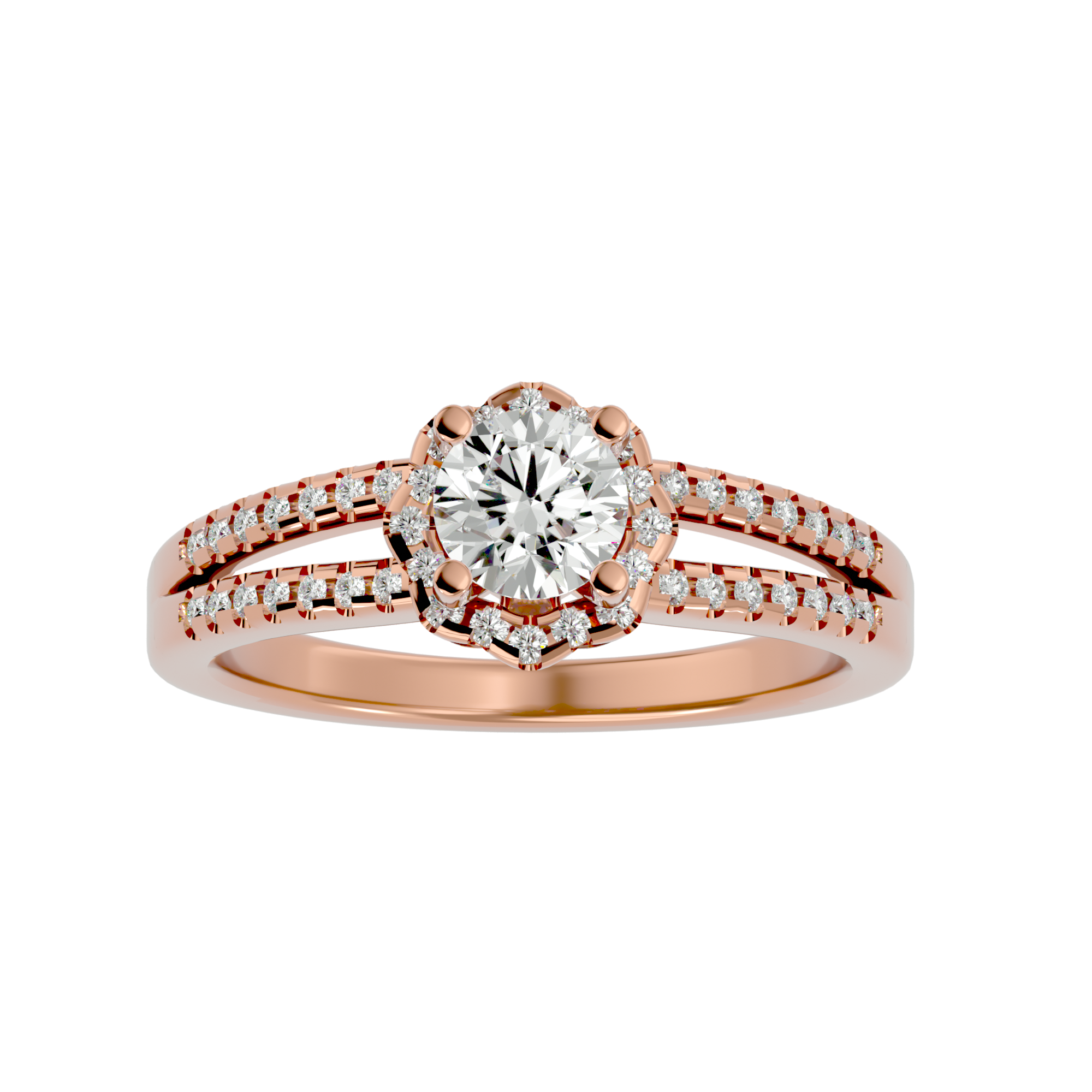 HOH Gerald Diamond Halo Ring