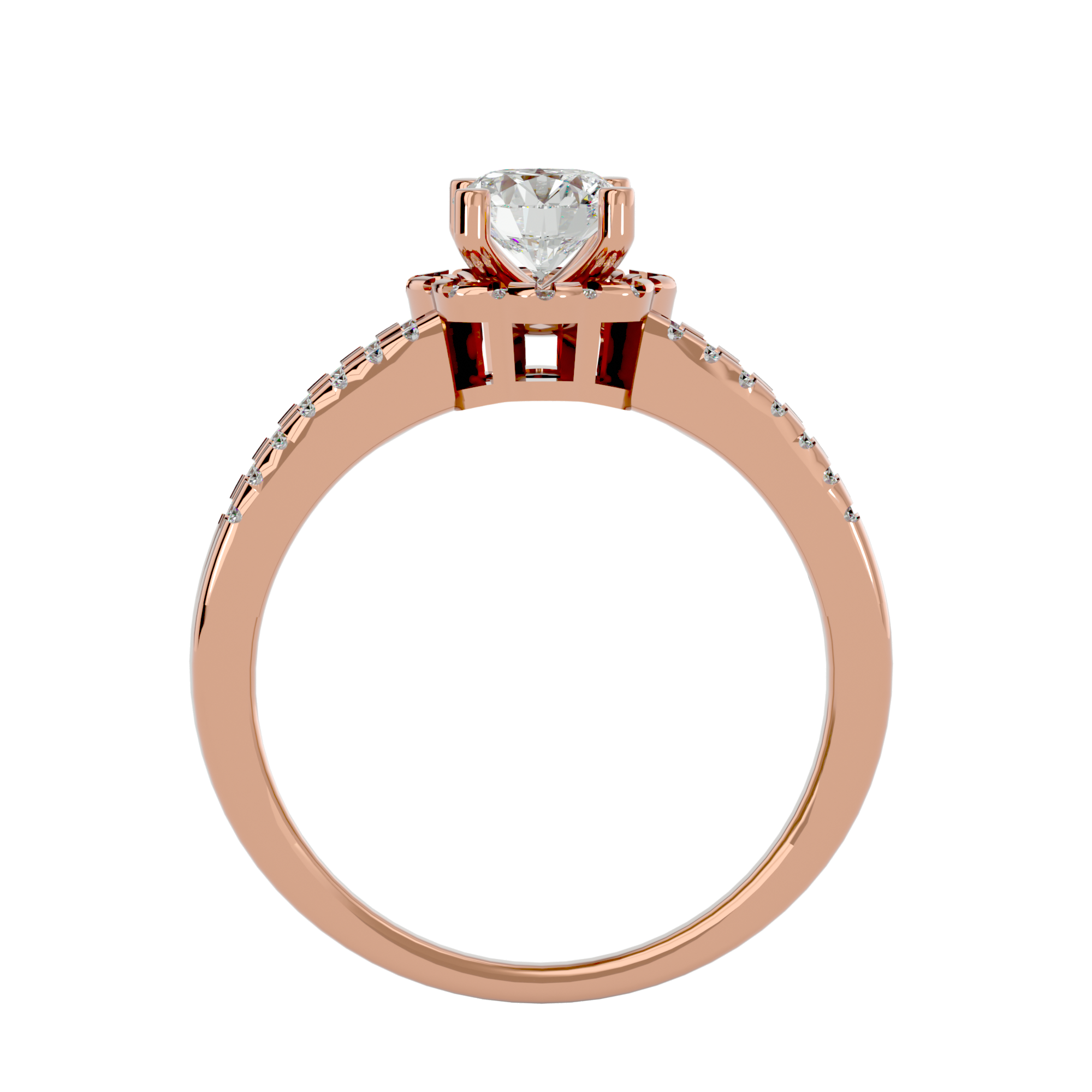 HOH Gerald Diamond Halo Ring