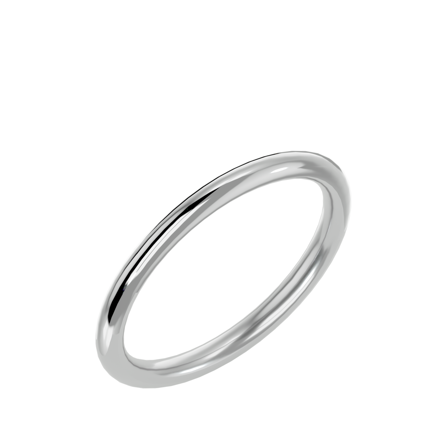 HOH Grayson Solid Gold  Mens Wedding Band