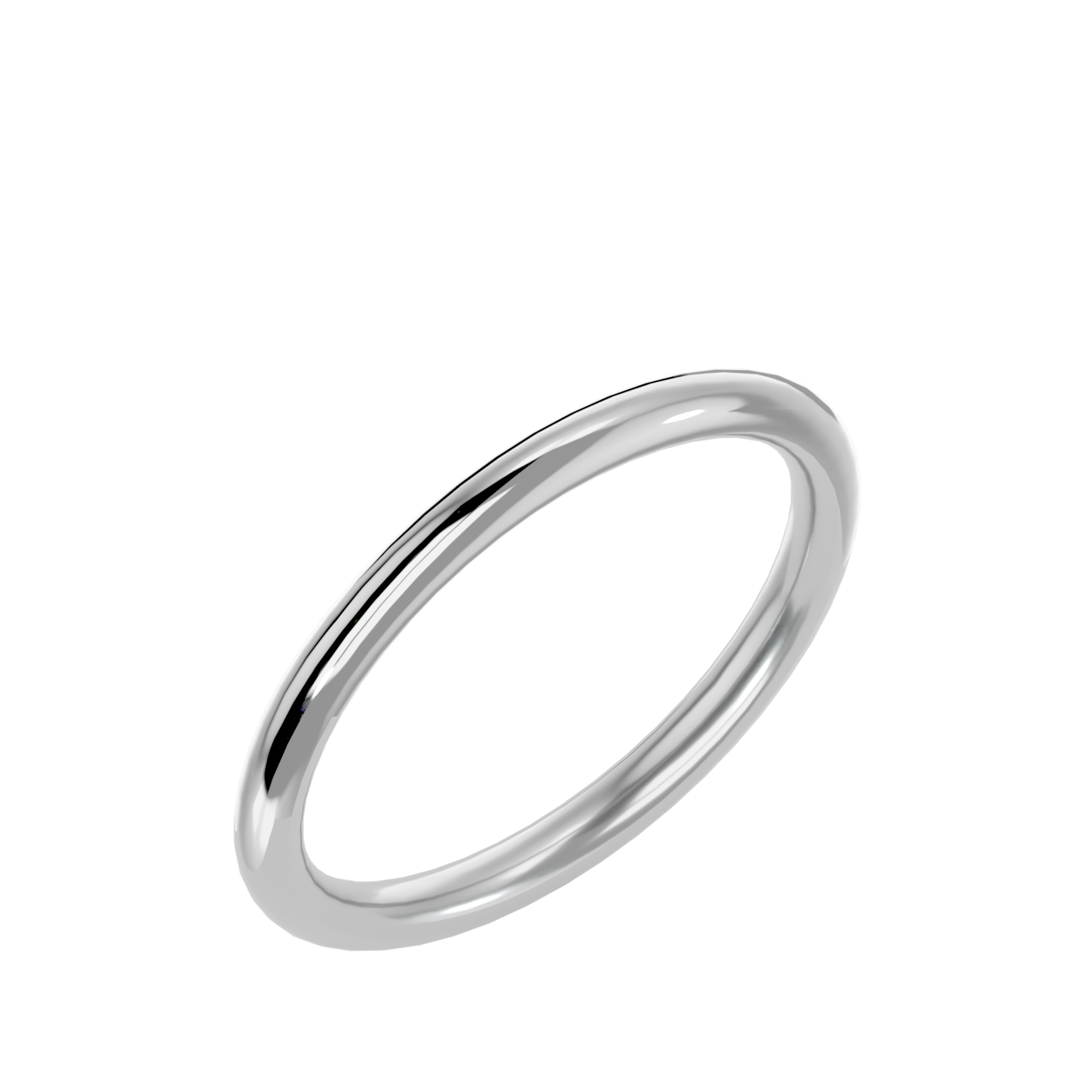 HOH Grayson Solid Gold Mens Wedding Band