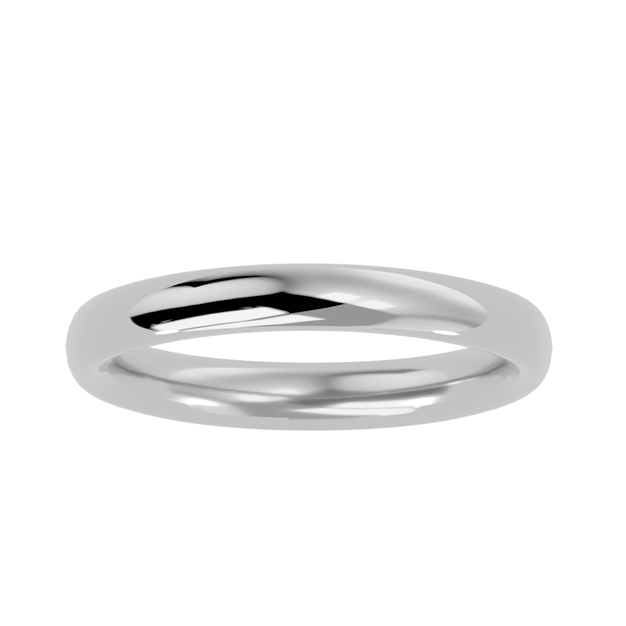 HOH Ari Solid Gold Mens Wedding Band