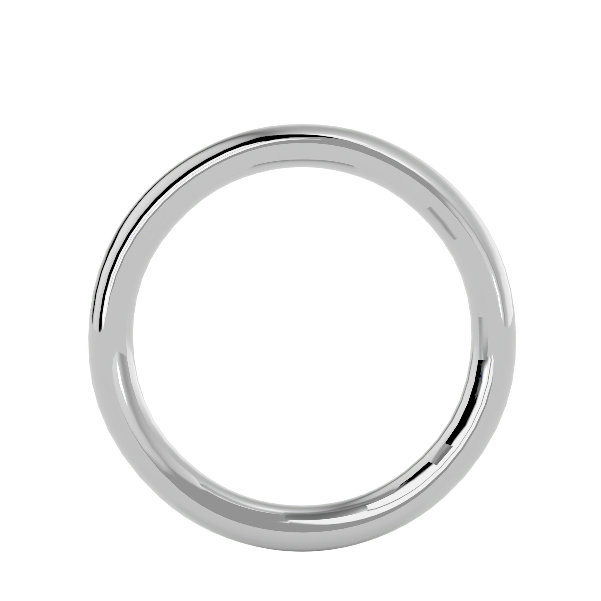HOH Ari Solid Gold Mens Wedding Band