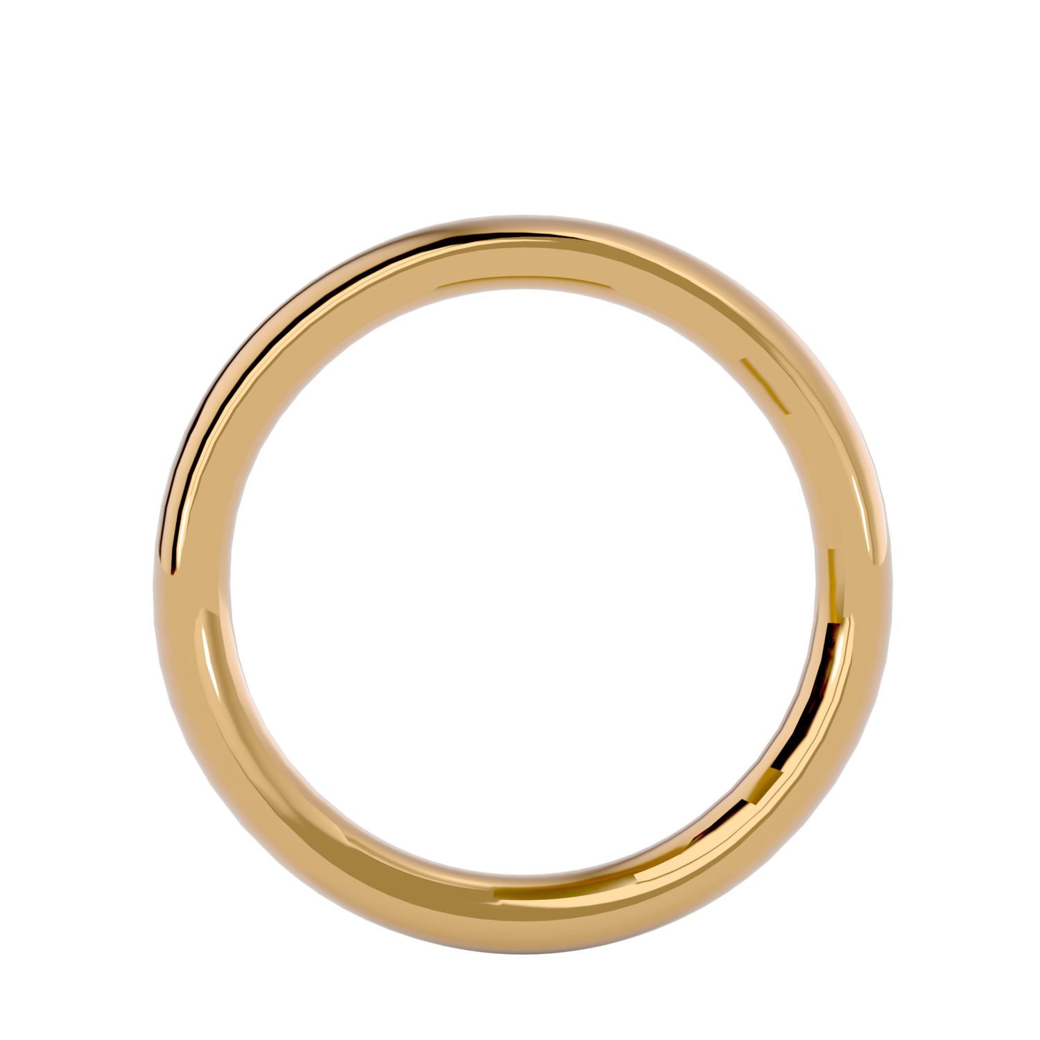 HOH Ari Solid Gold  Mens Wedding Band