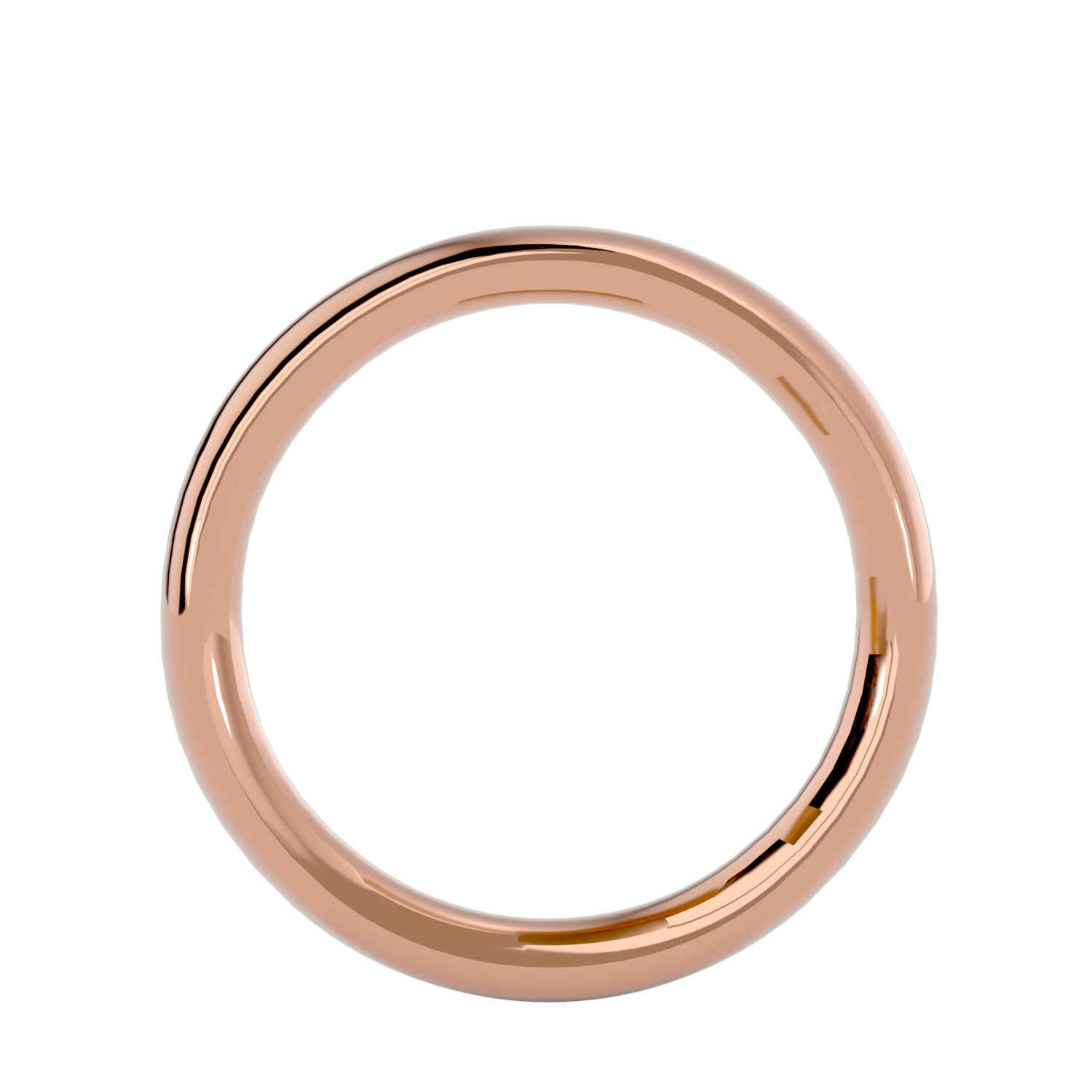 HOH Ari Solid Gold  Mens Wedding Band