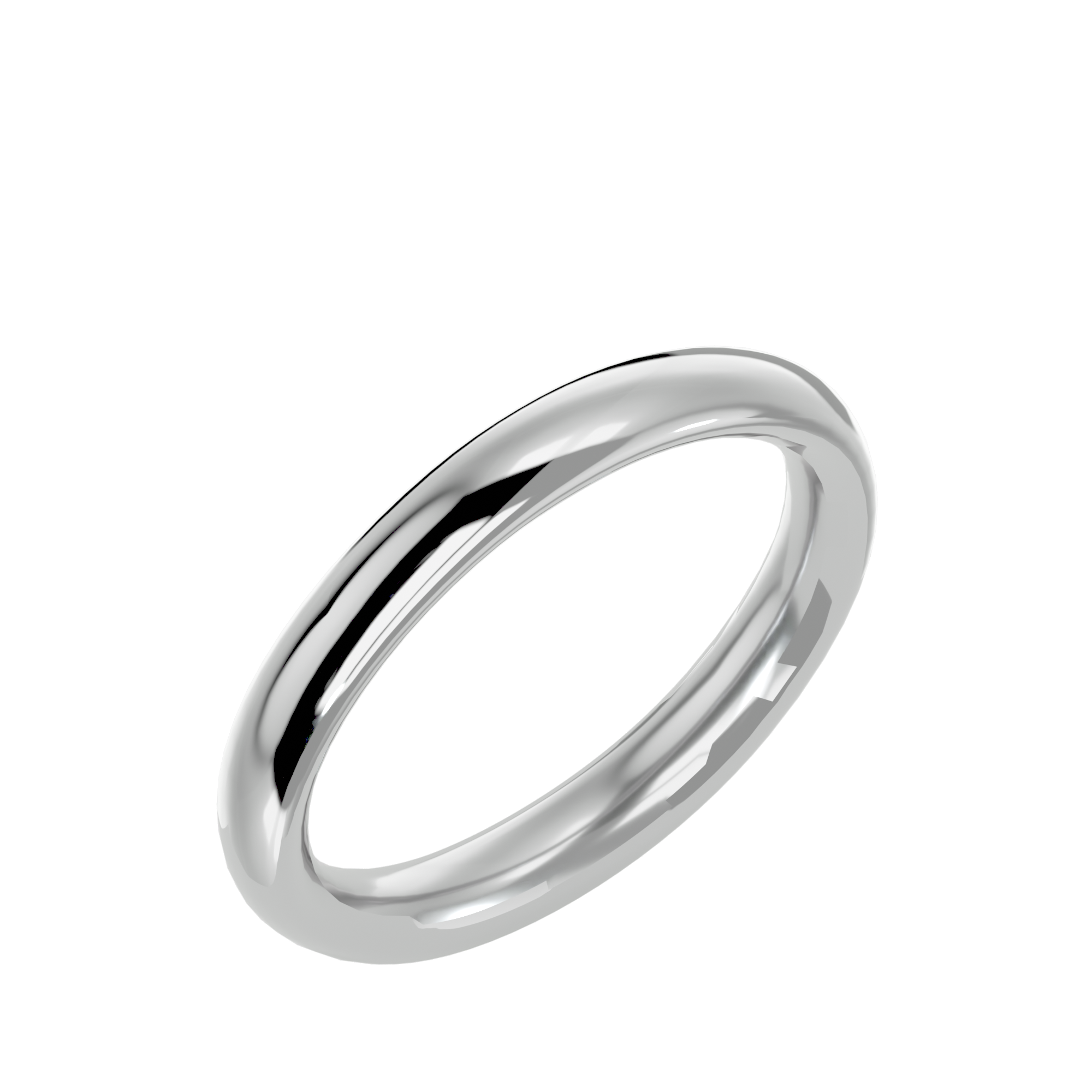 HOH Ari Solid Gold Mens Wedding Band